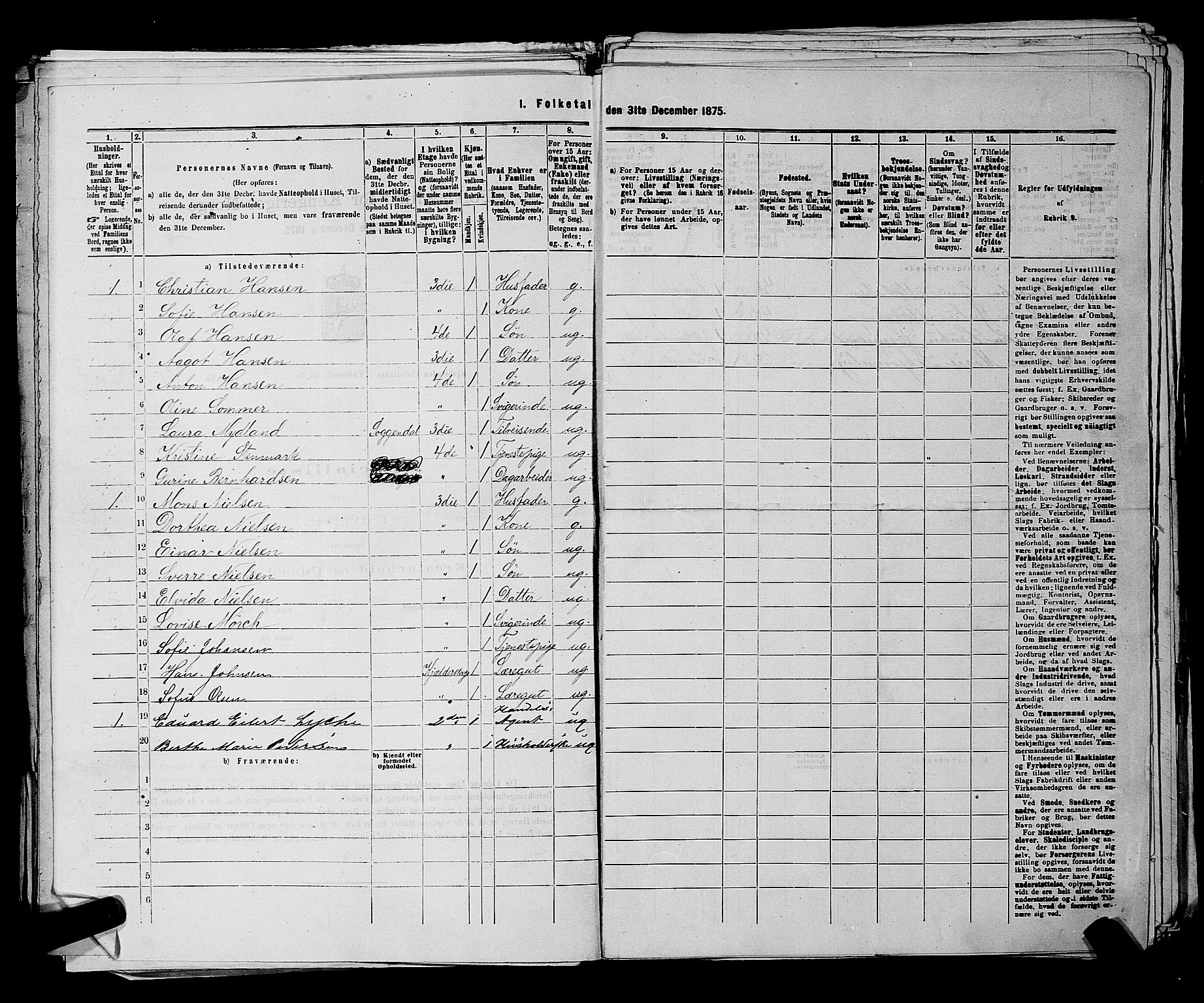 RA, 1875 census for 0301 Kristiania, 1875, p. 788