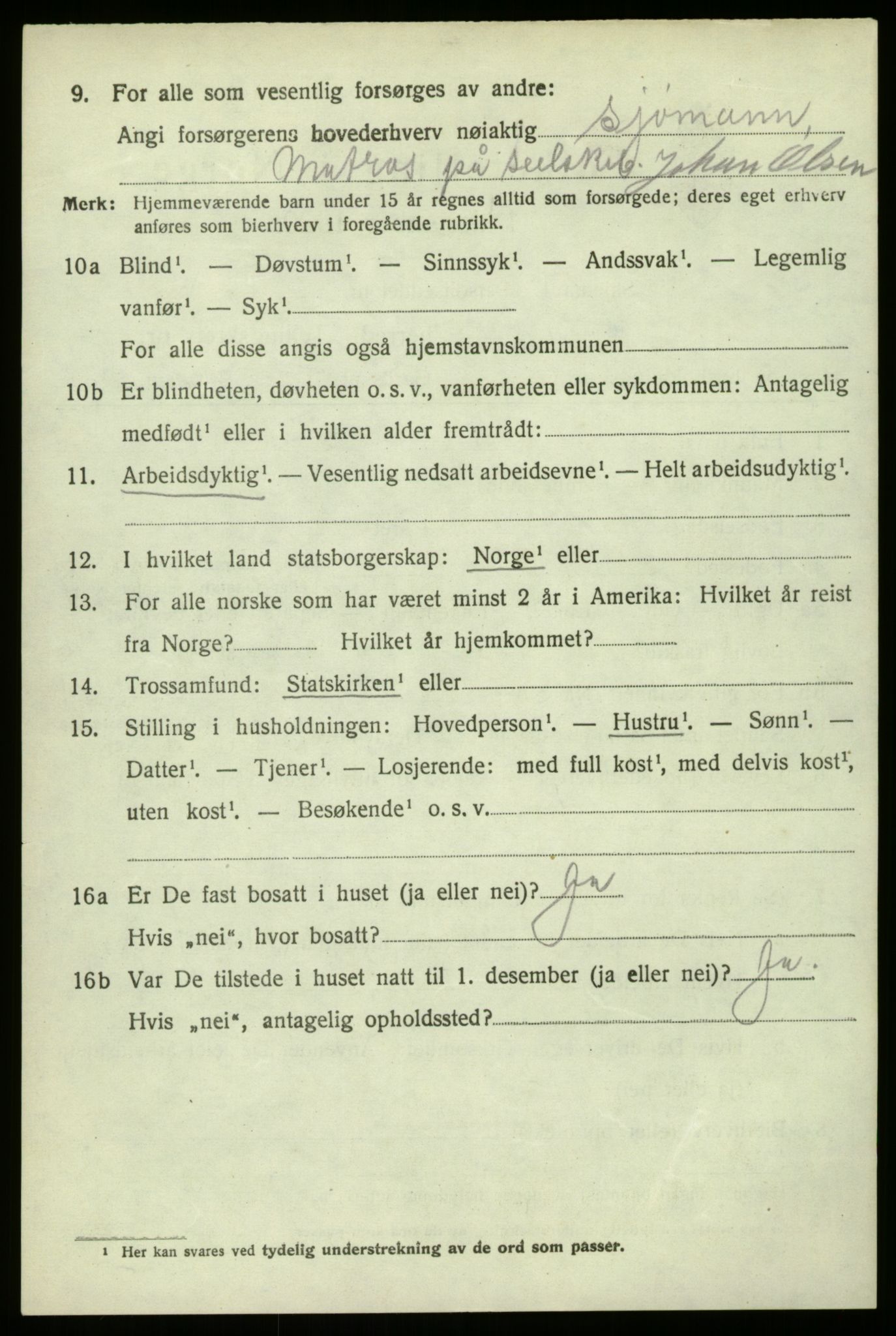 SAO, 1920 census for Hvaler, 1920, p. 7375