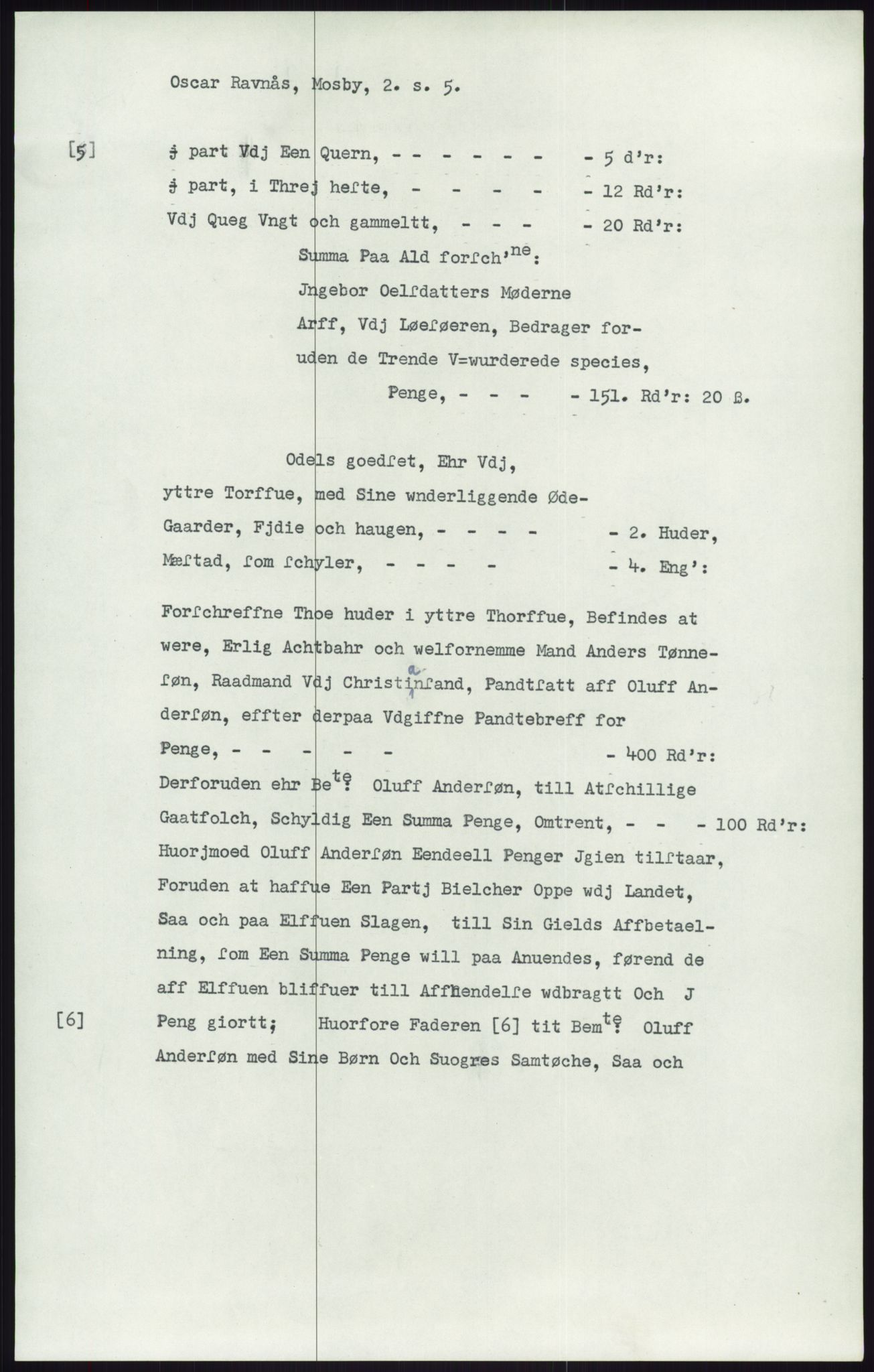 Samlinger til kildeutgivelse, Diplomavskriftsamlingen, AV/RA-EA-4053/H/Ha, p. 2324