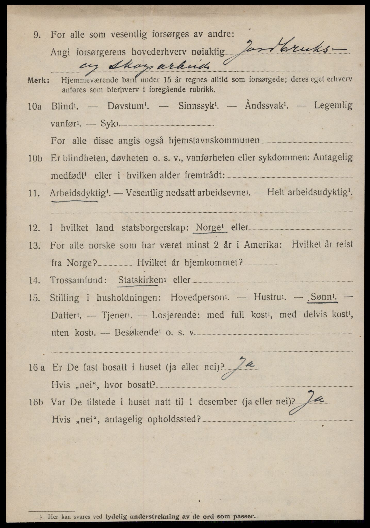 SAT, 1920 census for Åsskard, 1920, p. 1740