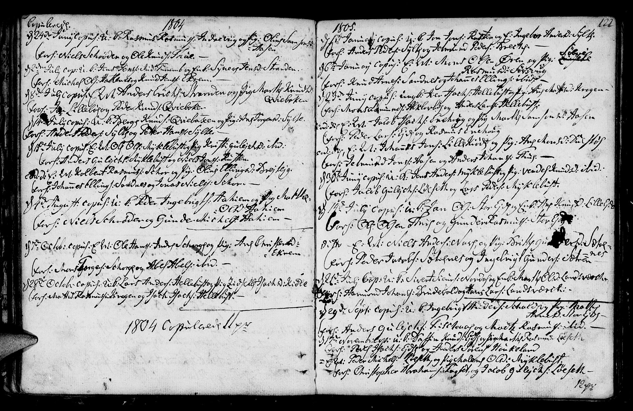 Ministerialprotokoller, klokkerbøker og fødselsregistre - Møre og Romsdal, SAT/A-1454/501/L0002: Parish register (official) no. 501A02, 1760-1816, p. 122
