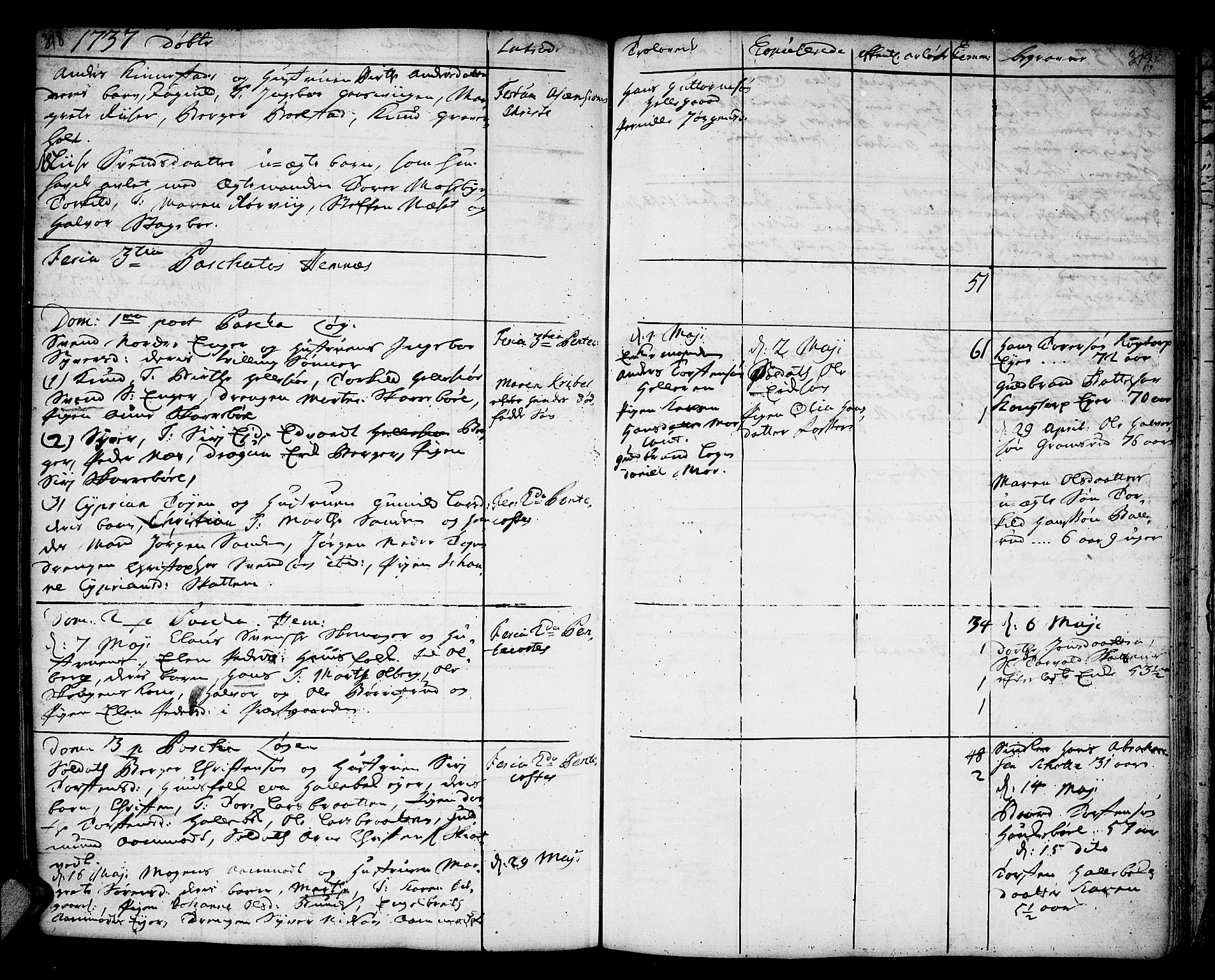 Høland prestekontor Kirkebøker, SAO/A-10346a/F/Fa/L0002: Parish register (official) no. I 2, 1728-1738, p. 318-319