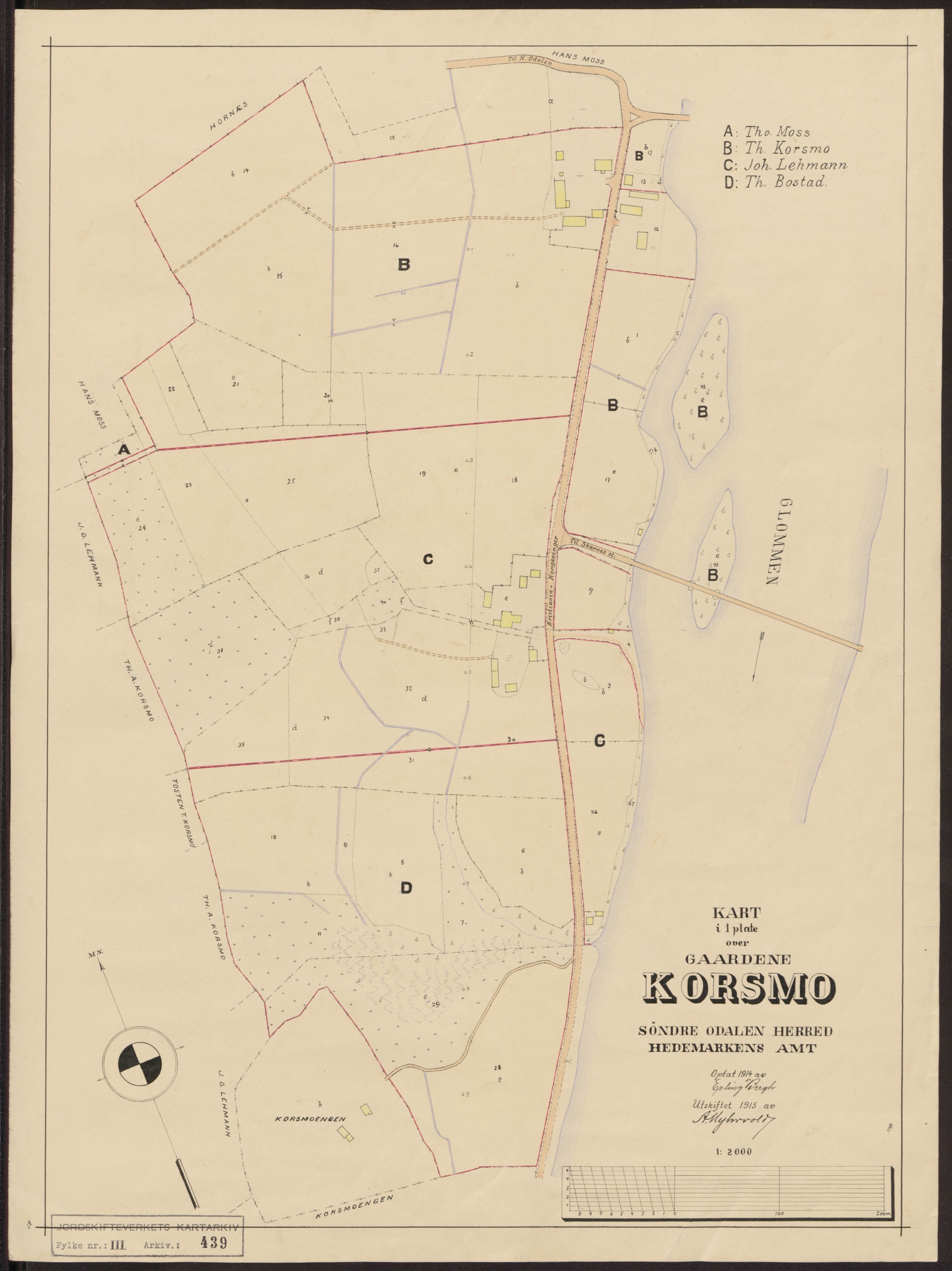 Jordskifteverkets kartarkiv, AV/RA-S-3929/T, 1859-1988, p. 724