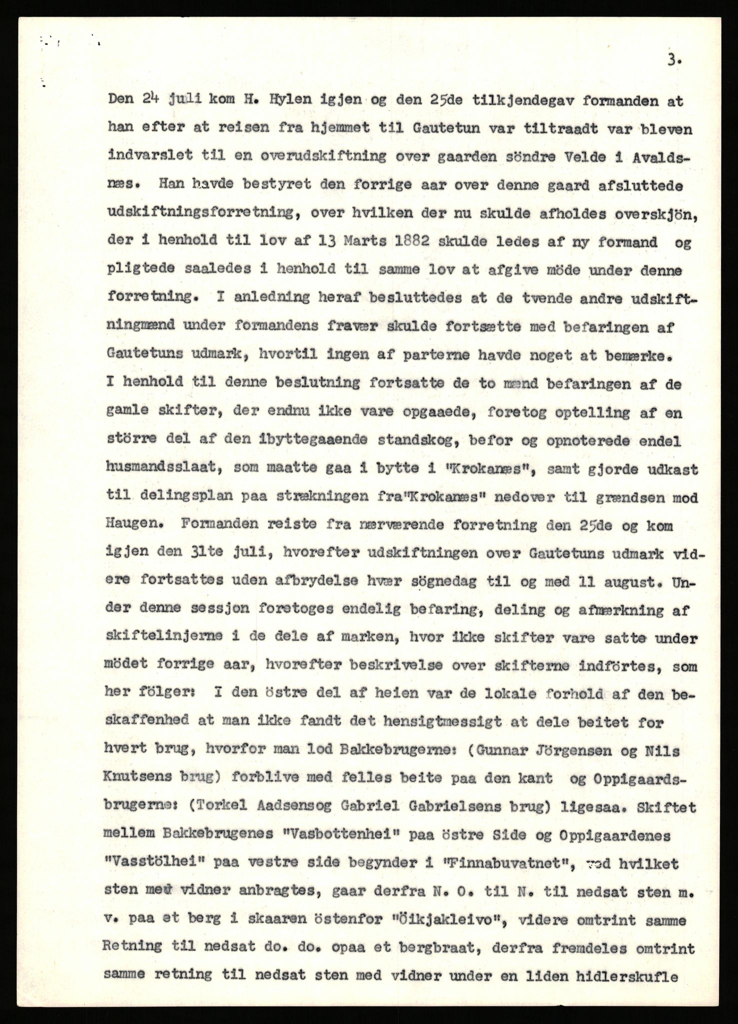 Statsarkivet i Stavanger, AV/SAST-A-101971/03/Y/Yj/L0025: Avskrifter sortert etter gårdsnavn: Garpestad - Gjerde, 1750-1930, p. 229