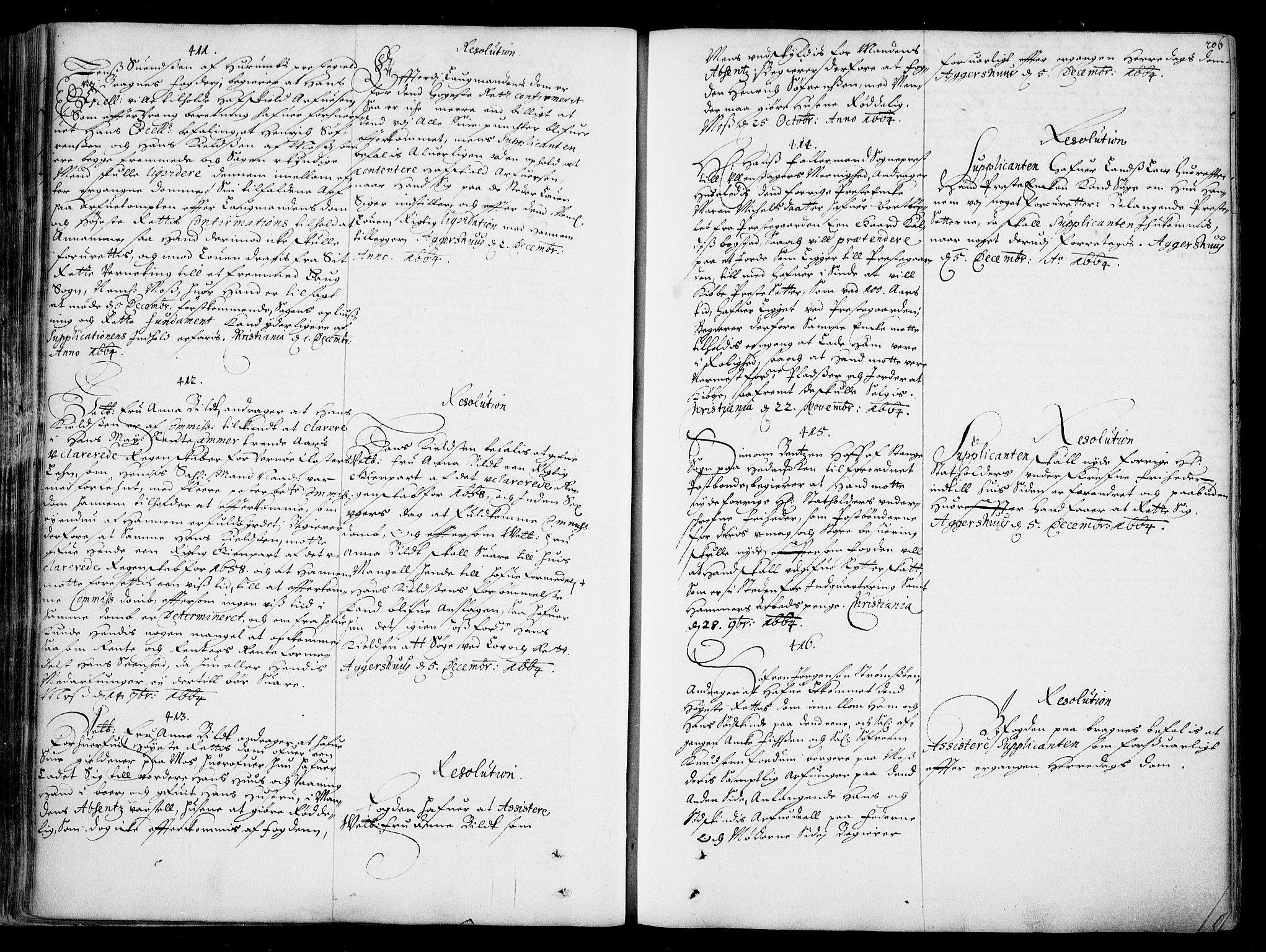 Stattholderembetet 1572-1771, AV/RA-EA-2870/Ad/L0001: Supplikasjons- og resolusjonsprotokoll, 1662-1669, p. 205b-206a