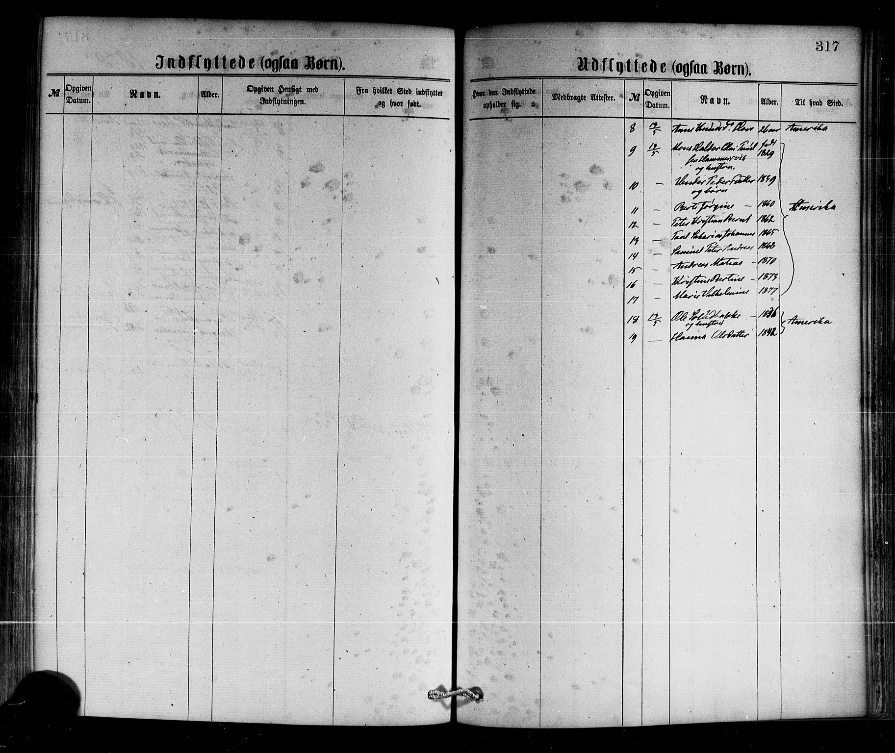 Selje sokneprestembete, SAB/A-99938/H/Ha/Haa/Haaa: Parish register (official) no. A 12, 1870-1880, p. 317