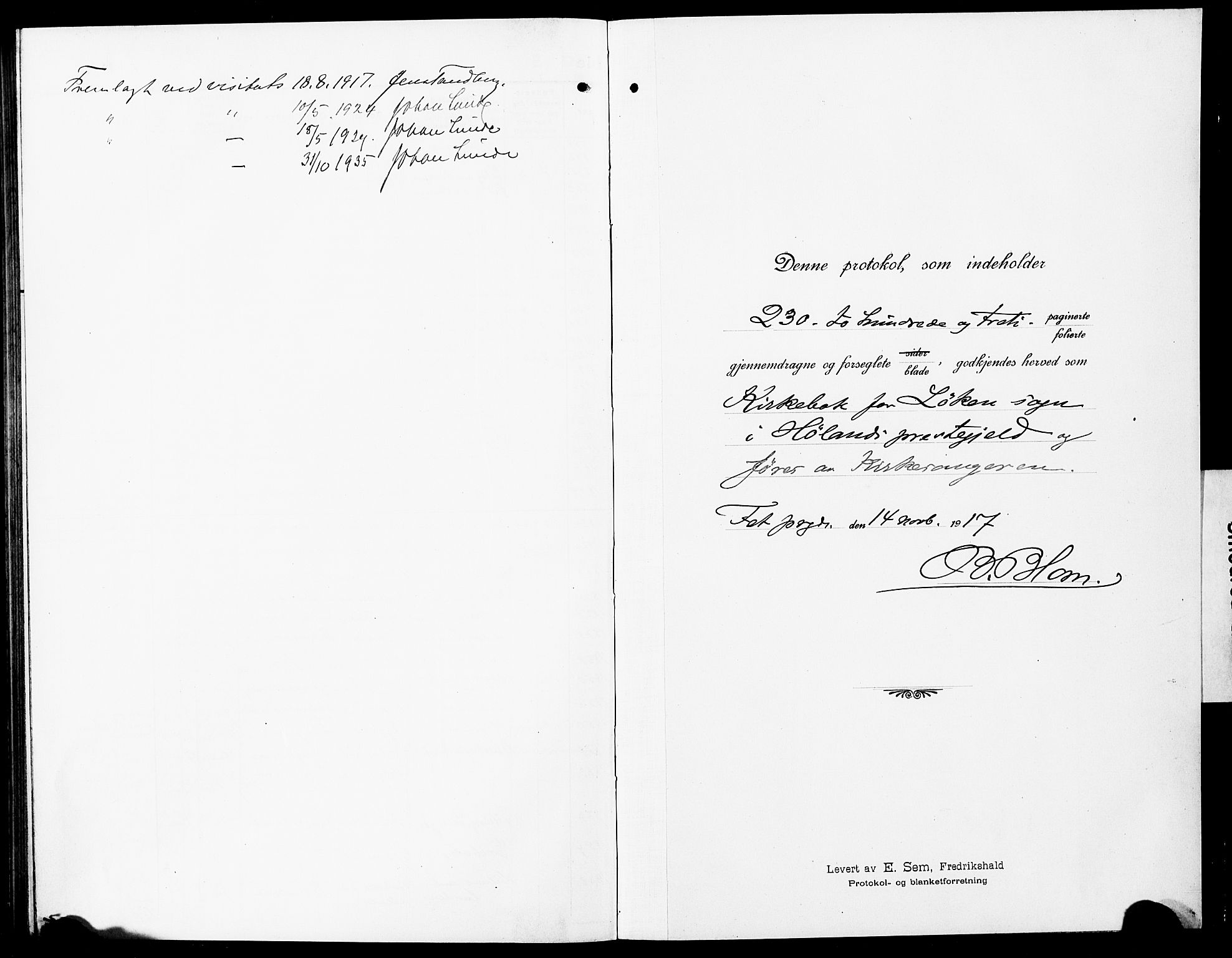 Høland prestekontor Kirkebøker, SAO/A-10346a/G/Ga/L0008: Parish register (copy) no. I 8, 1915-1929