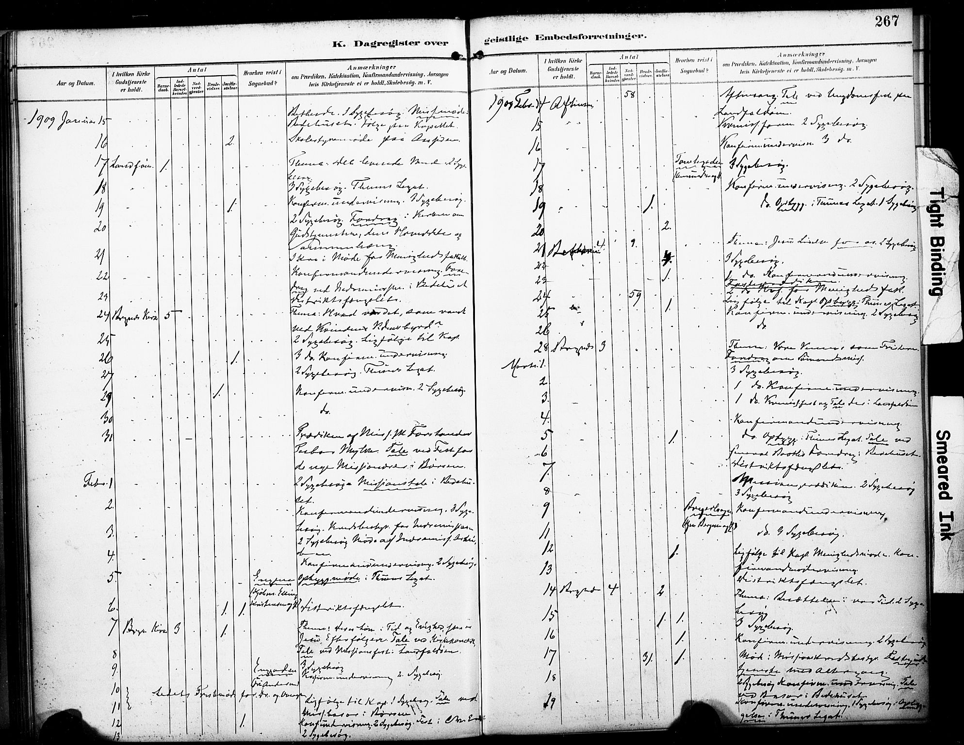 Bragernes kirkebøker, AV/SAKO-A-6/F/Fc/L0006: Parish register (official) no. III 6, 1888-1899, p. 267