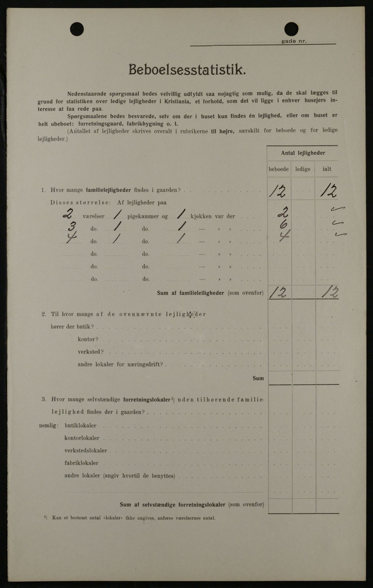 OBA, Municipal Census 1908 for Kristiania, 1908, p. 26353