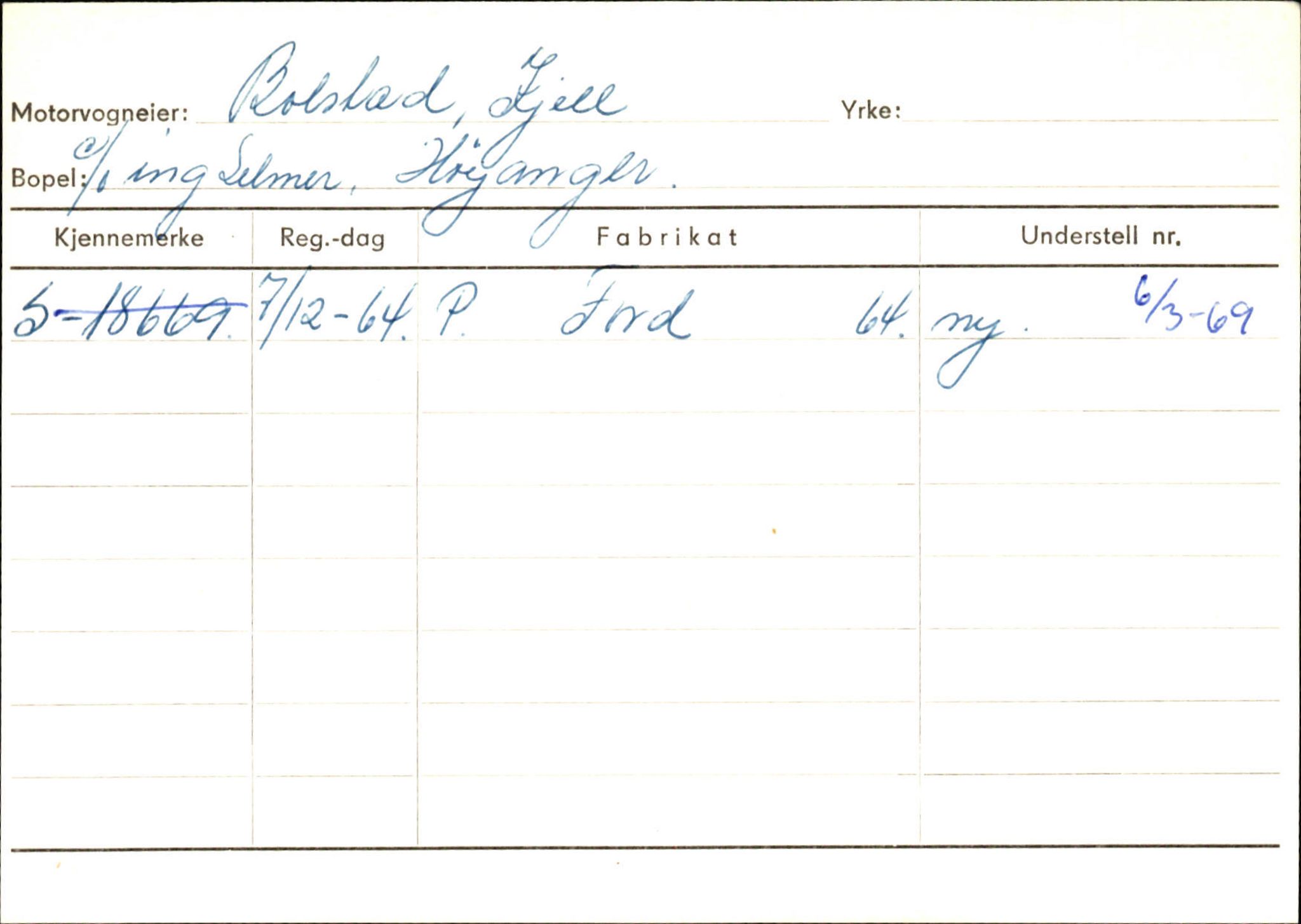 Statens vegvesen, Sogn og Fjordane vegkontor, AV/SAB-A-5301/4/F/L0130: Eigarregister Eid T-Å. Høyanger A-O, 1945-1975, p. 671