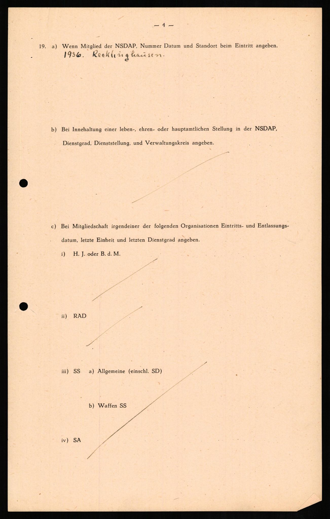 Forsvaret, Forsvarets overkommando II, AV/RA-RAFA-3915/D/Db/L0013: CI Questionaires. Tyske okkupasjonsstyrker i Norge. Tyskere., 1945-1946, p. 340