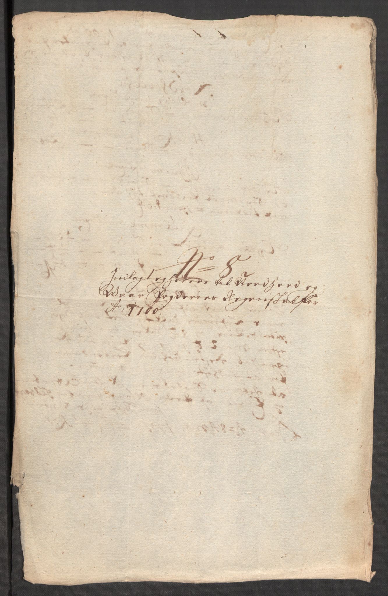 Rentekammeret inntil 1814, Reviderte regnskaper, Fogderegnskap, RA/EA-4092/R51/L3185: Fogderegnskap Nordhordland og Voss, 1700-1701, p. 161