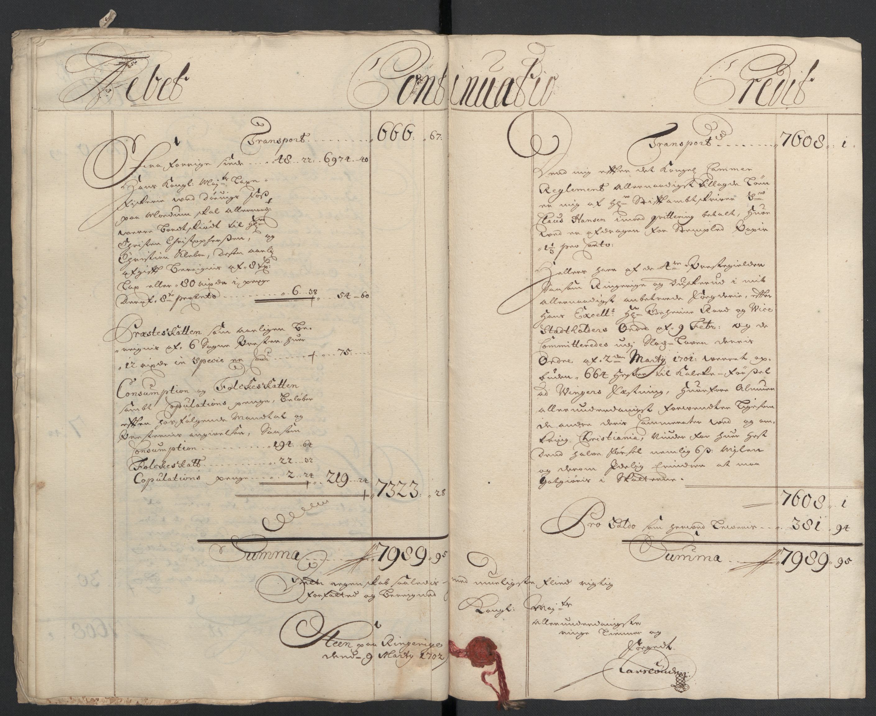Rentekammeret inntil 1814, Reviderte regnskaper, Fogderegnskap, RA/EA-4092/R22/L1458: Fogderegnskap Ringerike, Hallingdal og Buskerud, 1701, p. 17