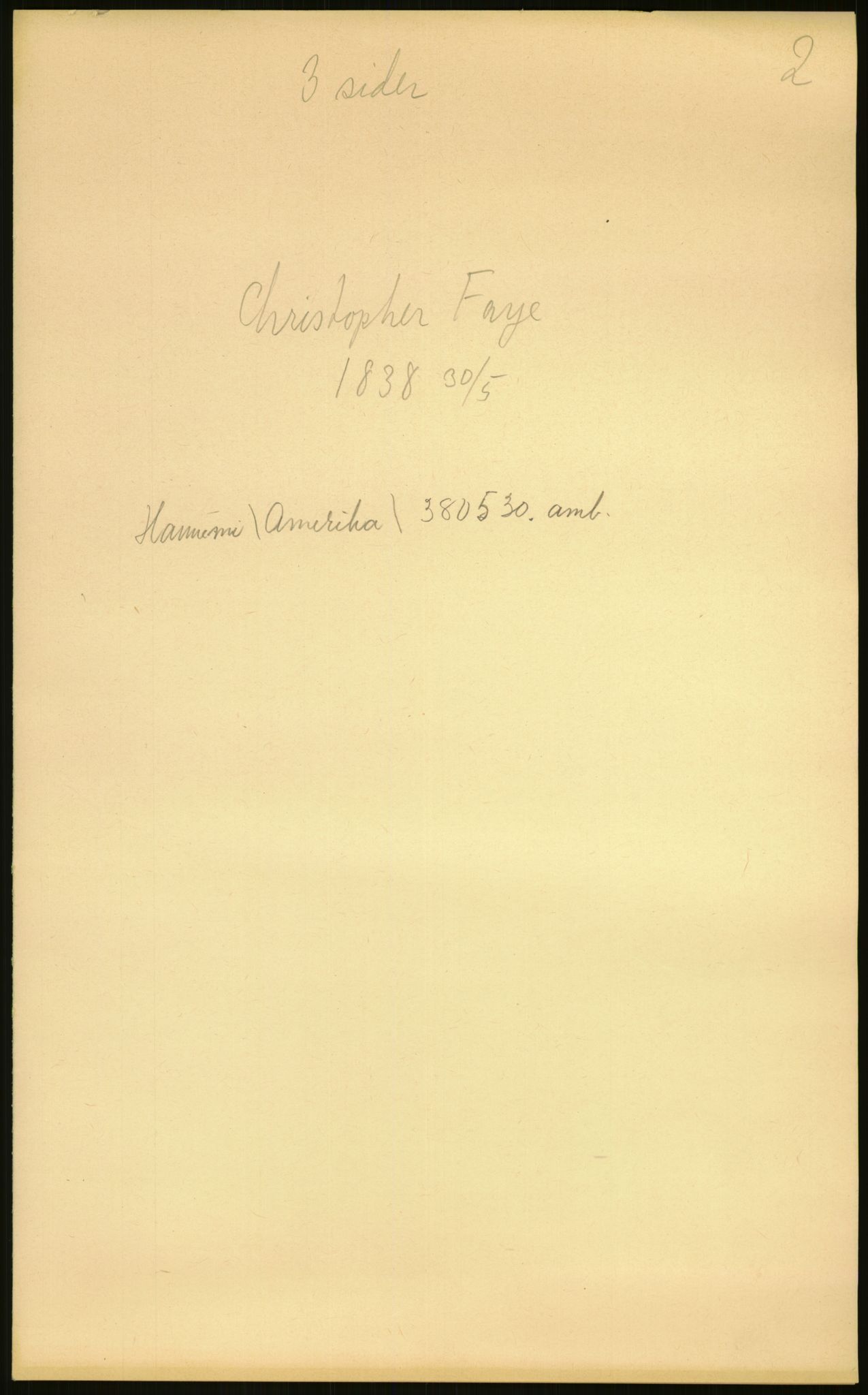 Samlinger til kildeutgivelse, Amerikabrevene, AV/RA-EA-4057/F/L0027: Innlån fra Aust-Agder: Dannevig - Valsgård, 1838-1914, p. 413