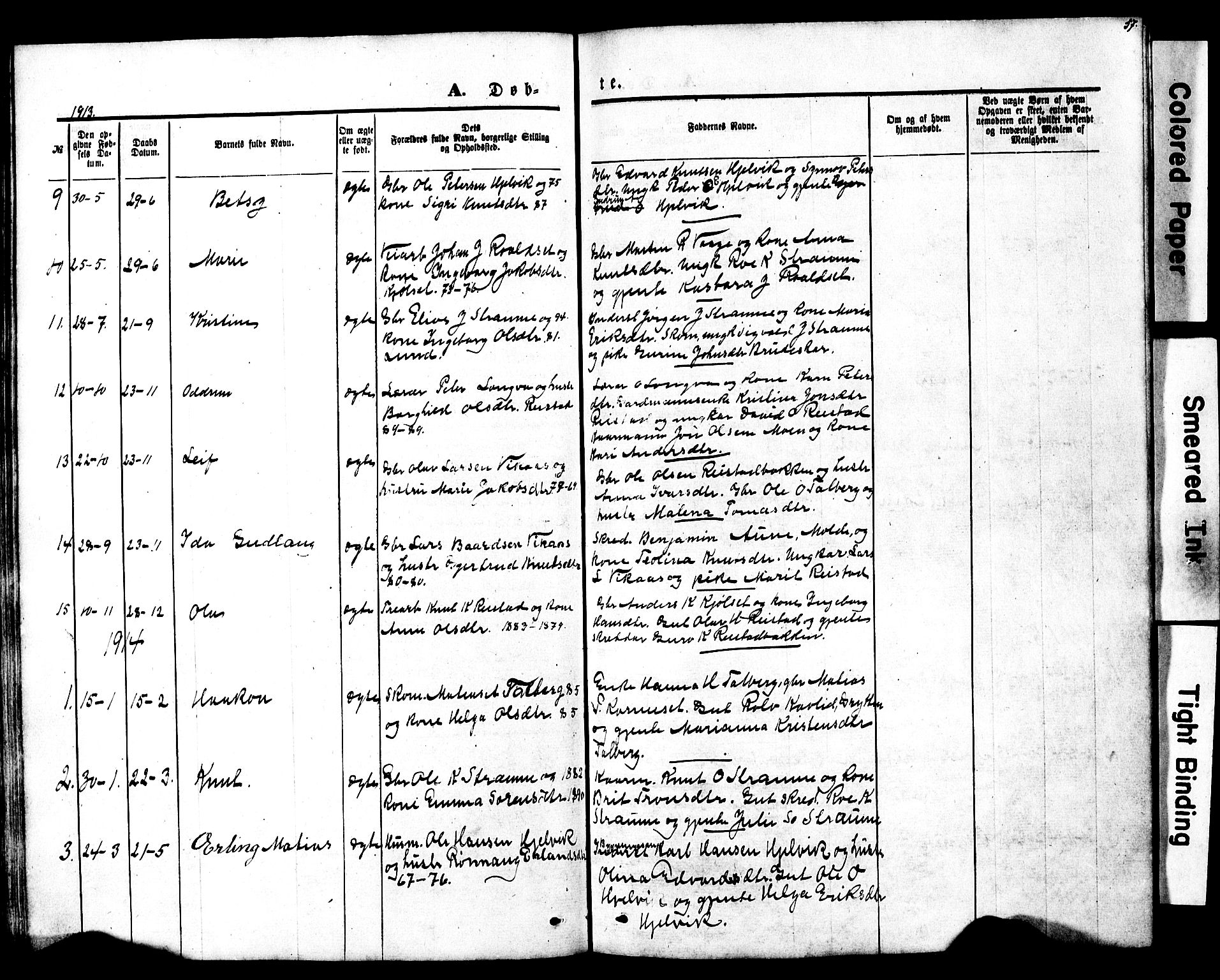 Ministerialprotokoller, klokkerbøker og fødselsregistre - Møre og Romsdal, SAT/A-1454/550/L0618: Parish register (copy) no. 550C01, 1870-1927, p. 57