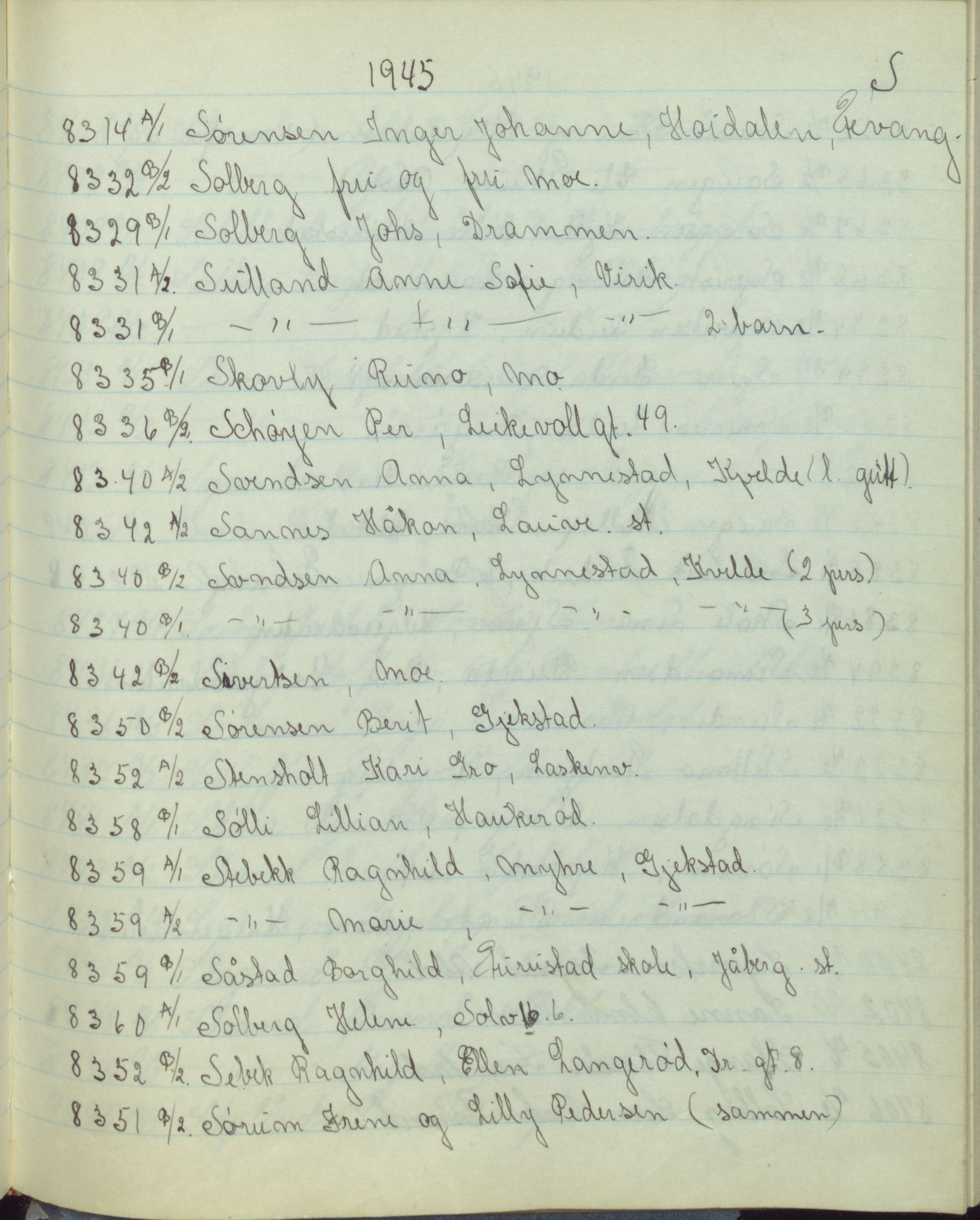 Pa 1494 - Jørgensen, Antonius. Fotograf, VEMU/A-2760/F/Fb, 1927-1984, p. 4618