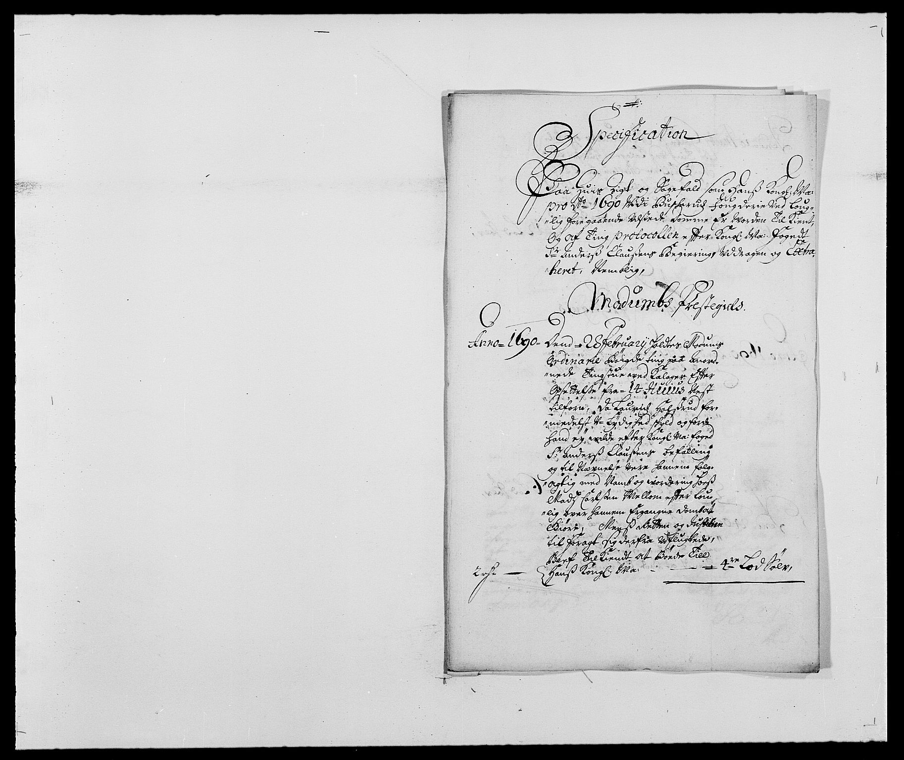 Rentekammeret inntil 1814, Reviderte regnskaper, Fogderegnskap, RA/EA-4092/R25/L1680: Fogderegnskap Buskerud, 1689-1690, p. 285