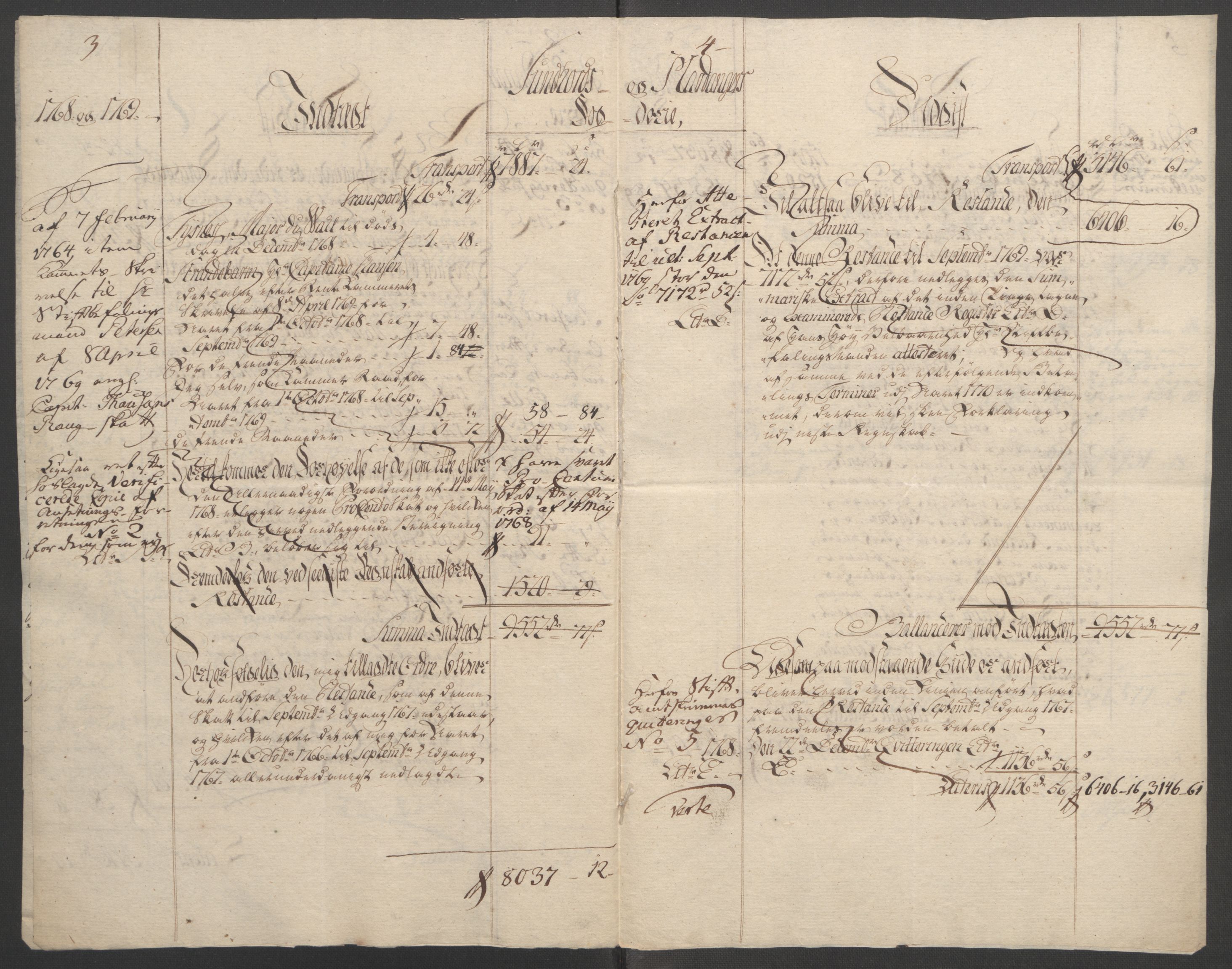 Rentekammeret inntil 1814, Reviderte regnskaper, Fogderegnskap, AV/RA-EA-4092/R48/L3136: Ekstraskatten Sunnhordland og Hardanger, 1762-1772, p. 181