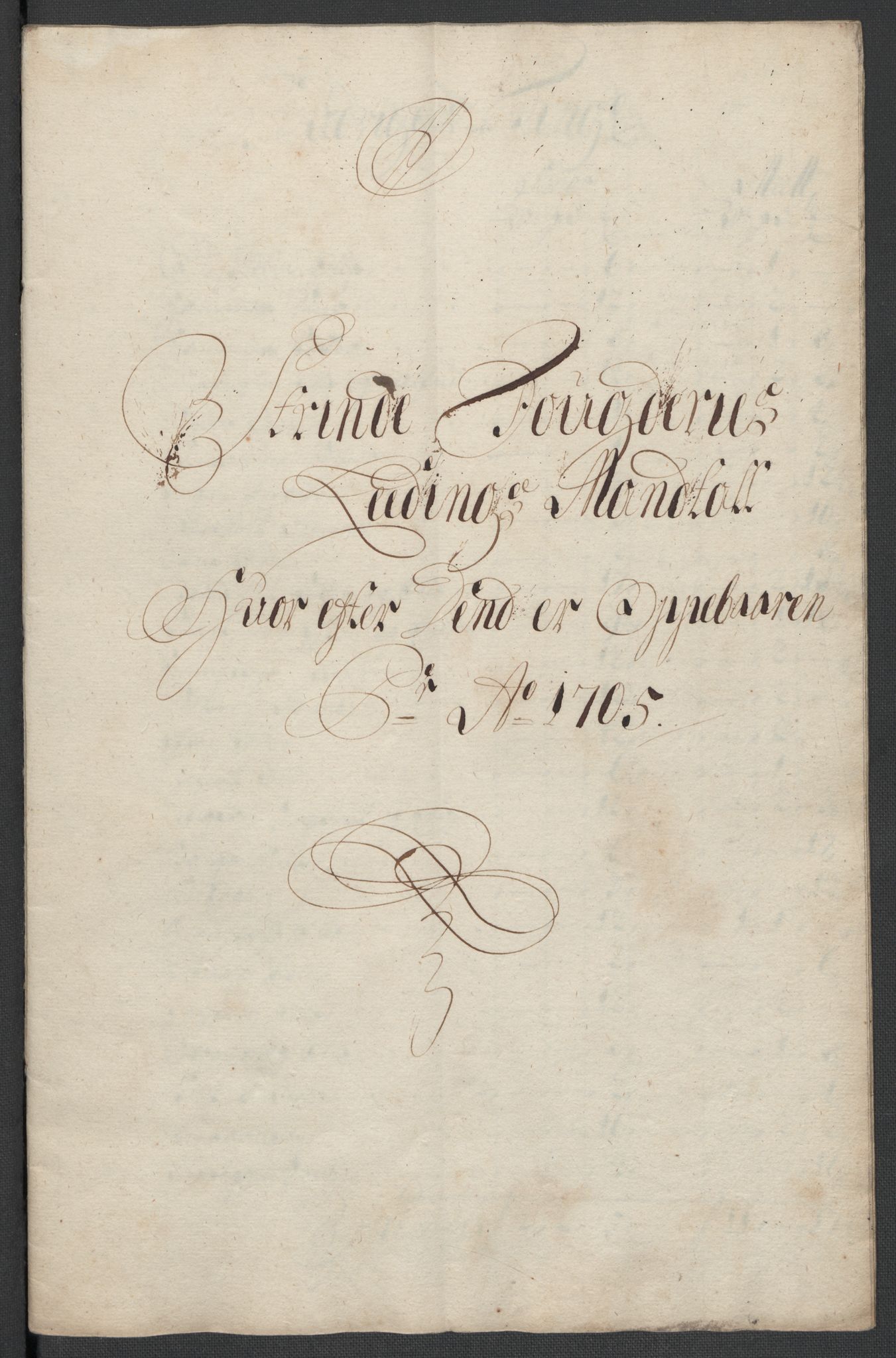 Rentekammeret inntil 1814, Reviderte regnskaper, Fogderegnskap, AV/RA-EA-4092/R61/L4109: Fogderegnskap Strinda og Selbu, 1704-1706, p. 408