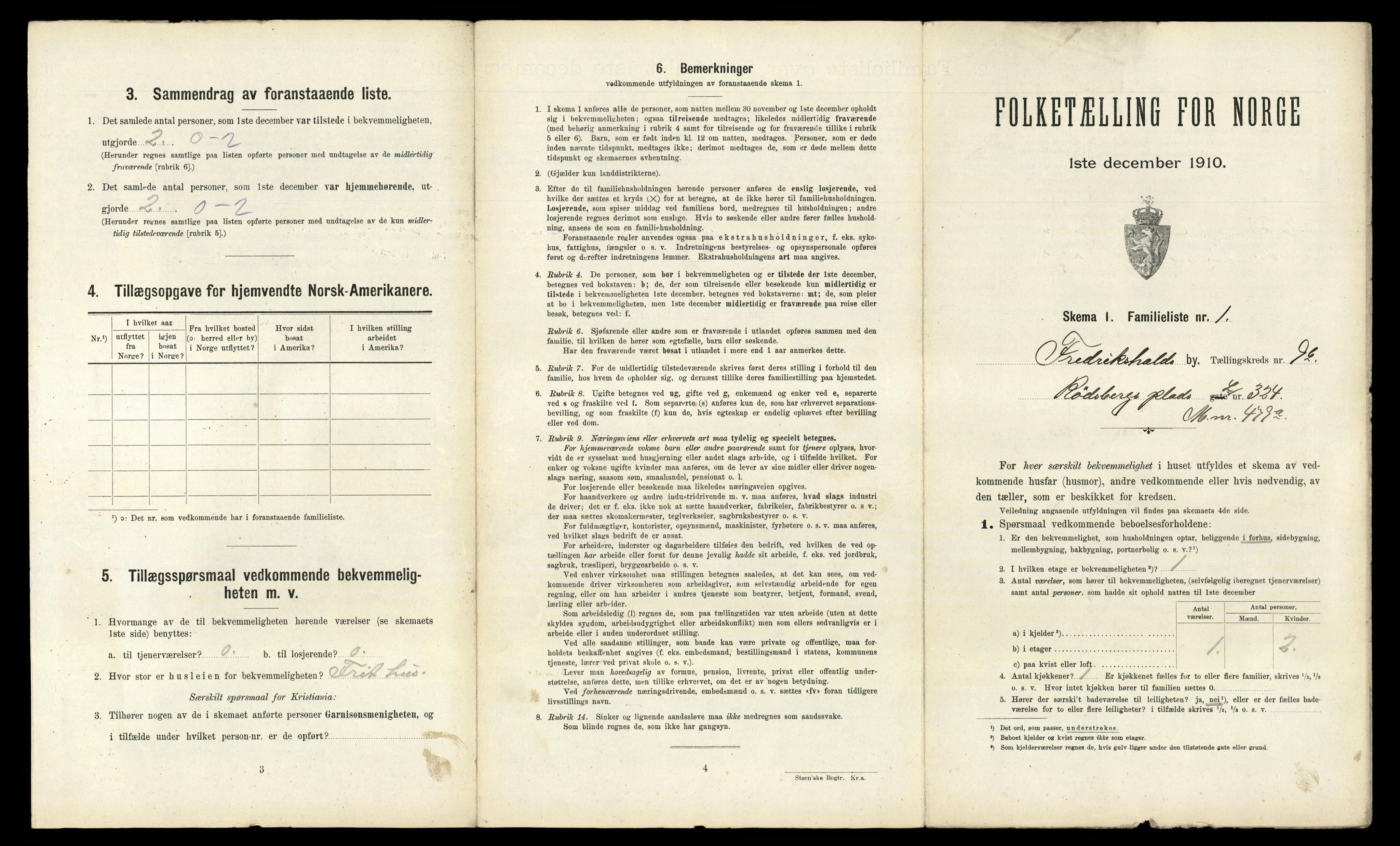 RA, 1910 census for Fredrikshald, 1910, p. 2780