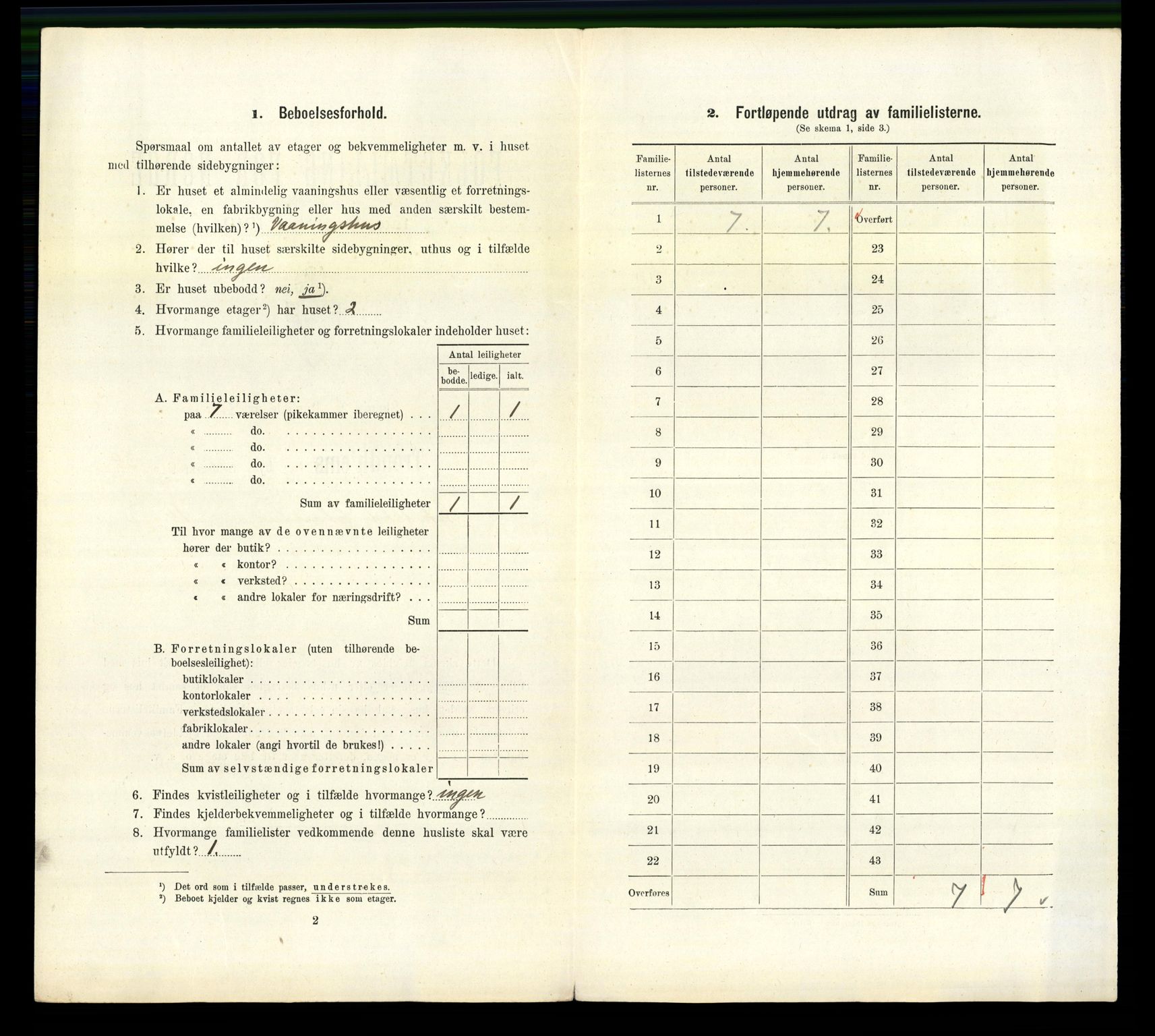 RA, 1910 census for Trondheim, 1910, p. 10462