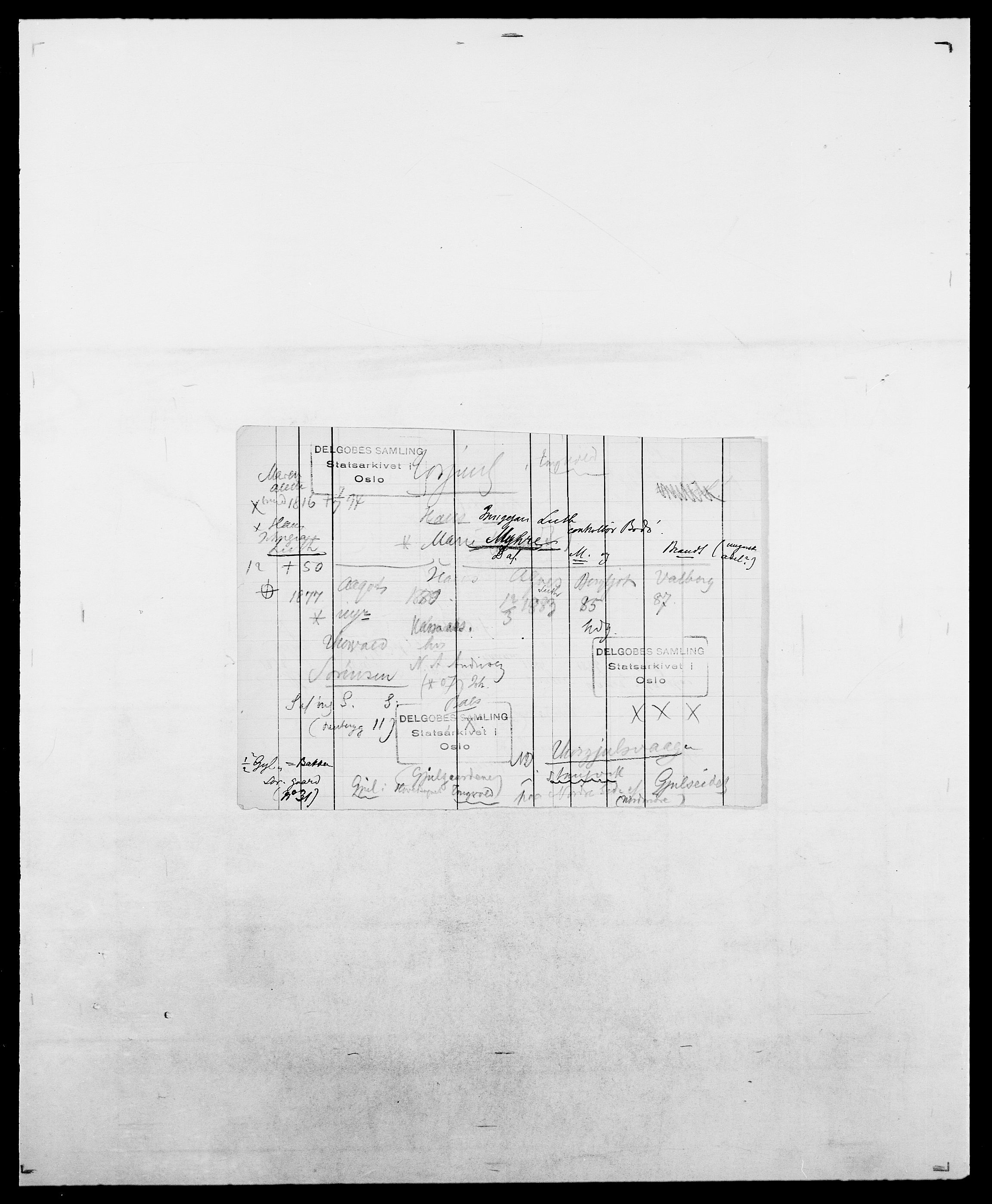 Delgobe, Charles Antoine - samling, AV/SAO-PAO-0038/D/Da/L0039: Thorsen - Urup, p. 176