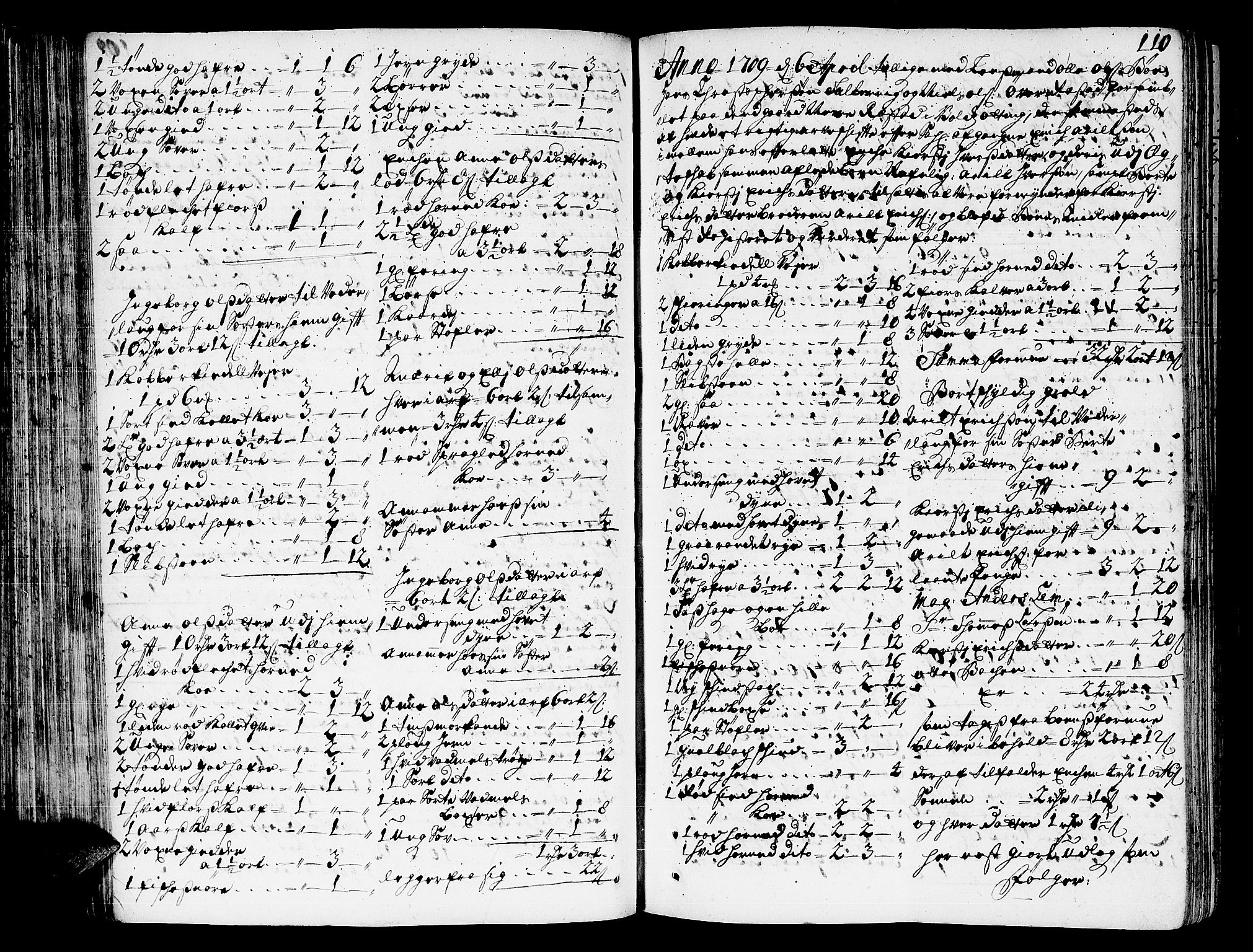 Romsdal sorenskriveri, AV/SAT-A-4149/1/3/3A/L0005: Skifteprotokoll, 1707-1711, p. 109b-110a