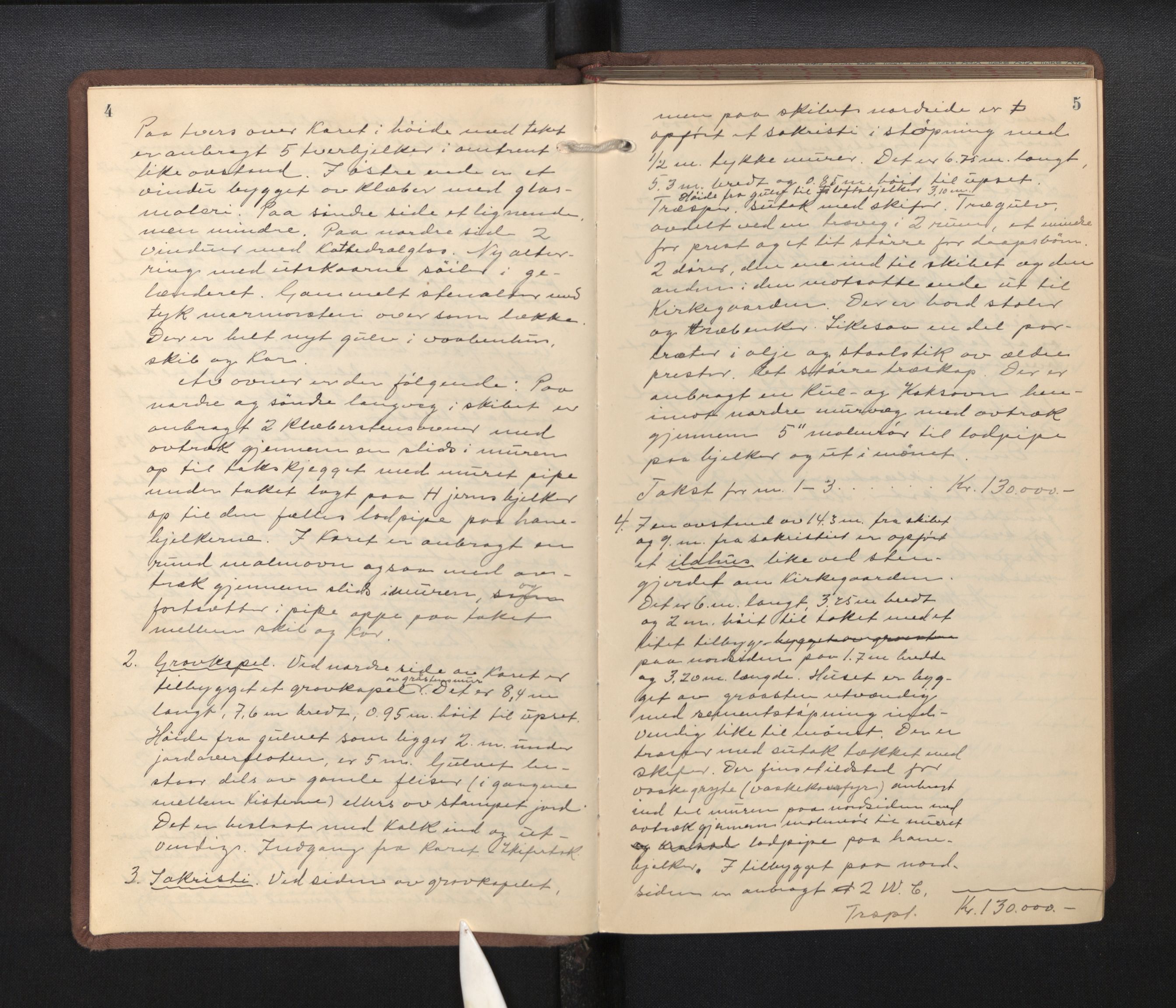 Lensmannen i Kvinnherad, AV/SAB-A-33301/1/0012/L0002: Branntakstprotokoll, 1927-1955, p. 4-5