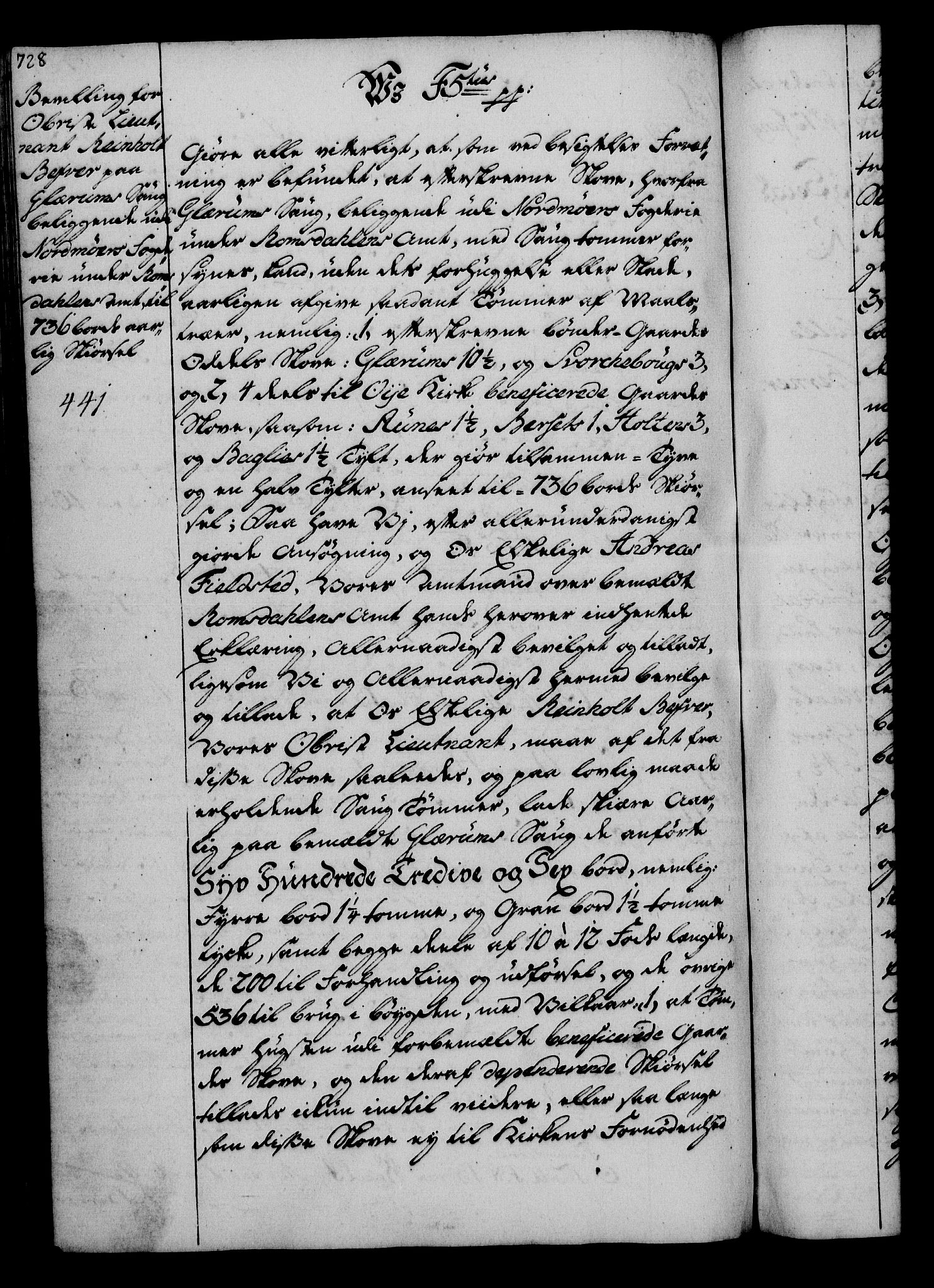 Rentekammeret, Kammerkanselliet, RA/EA-3111/G/Gg/Gga/L0006: Norsk ekspedisjonsprotokoll med register (merket RK 53.6), 1749-1759, p. 728