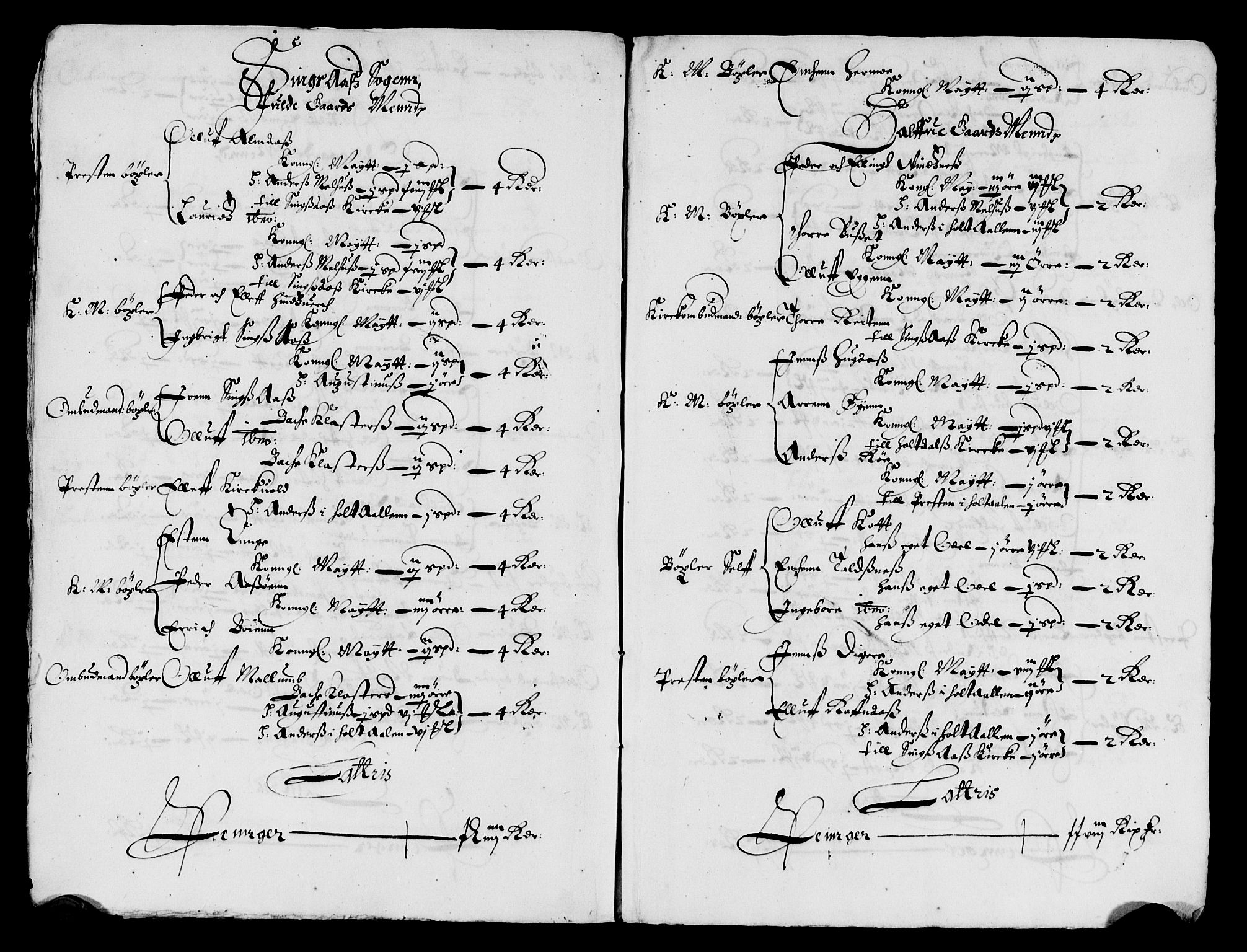 Rentekammeret inntil 1814, Reviderte regnskaper, Lensregnskaper, AV/RA-EA-5023/R/Rb/Rbw/L0113: Trondheim len, 1653-1654