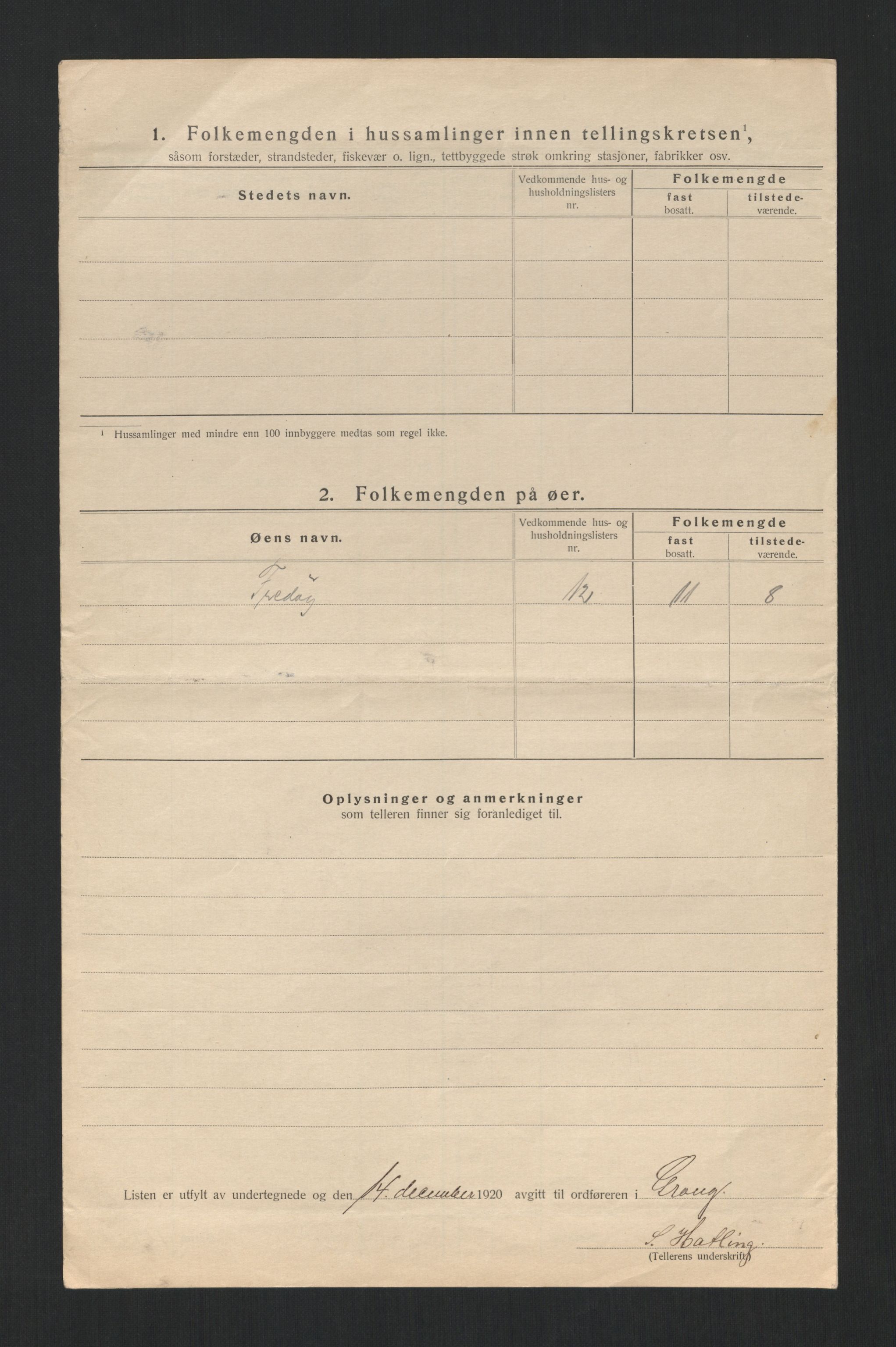 SAT, 1920 census for Grong, 1920, p. 41