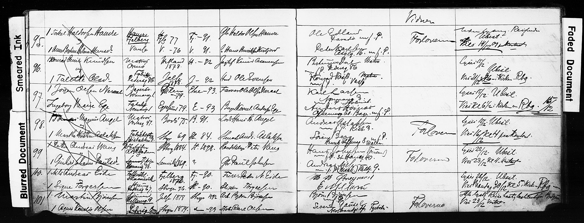 St. Johannes sokneprestkontor, SAST/A-101814/001/70/705BA/L0002: Banns register no. 2, 1899-1909
