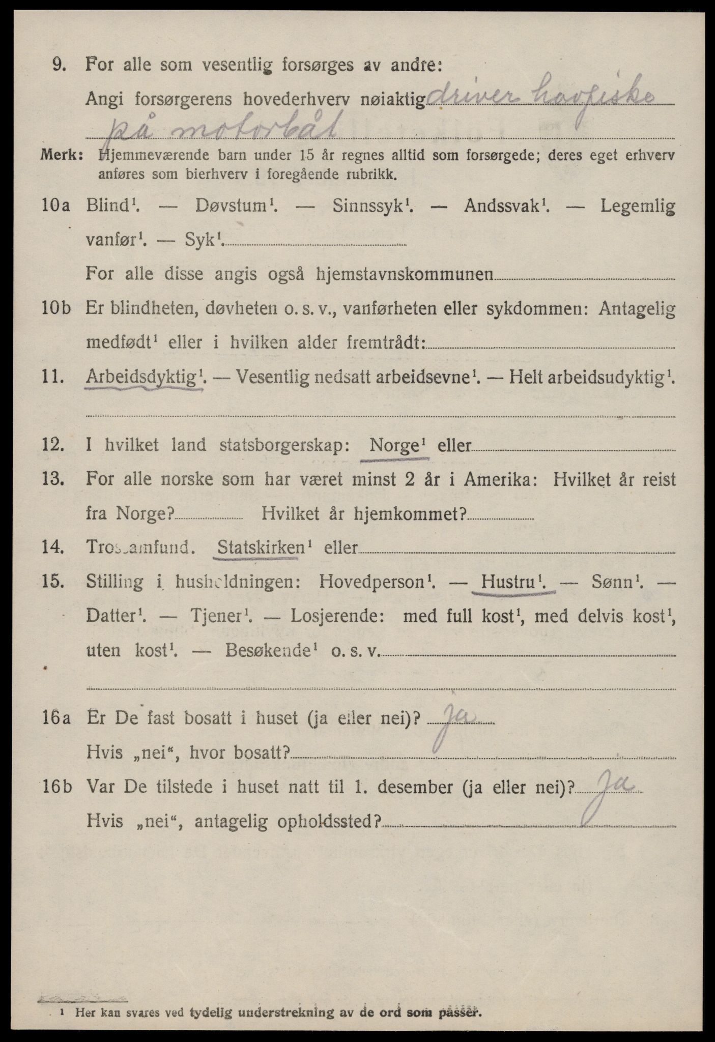 SAT, 1920 census for Aukra, 1920, p. 3274