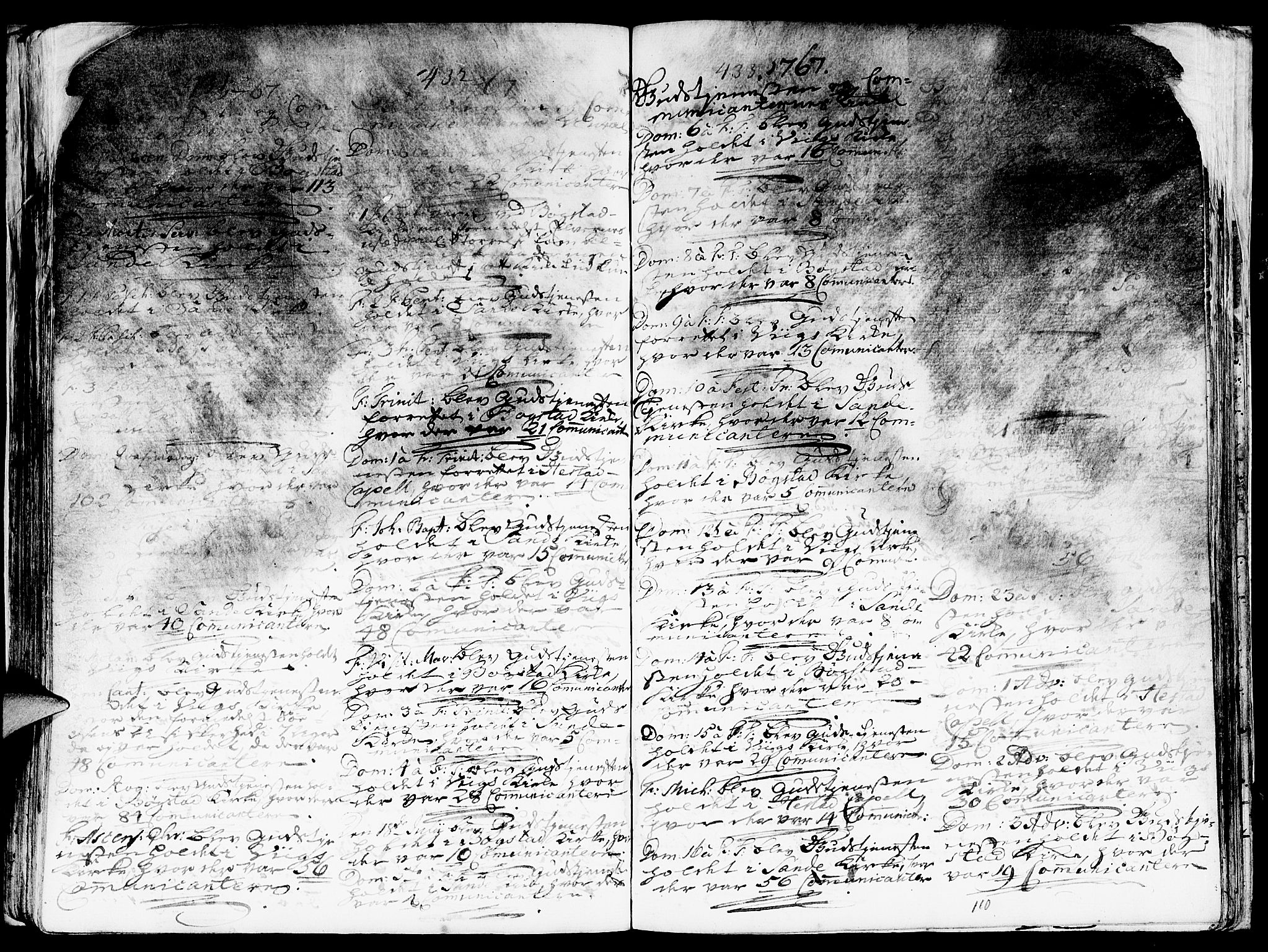 Gaular sokneprestembete, AV/SAB-A-80001/H/Haa: Parish register (official) no. A 1, 1755-1785, p. 110