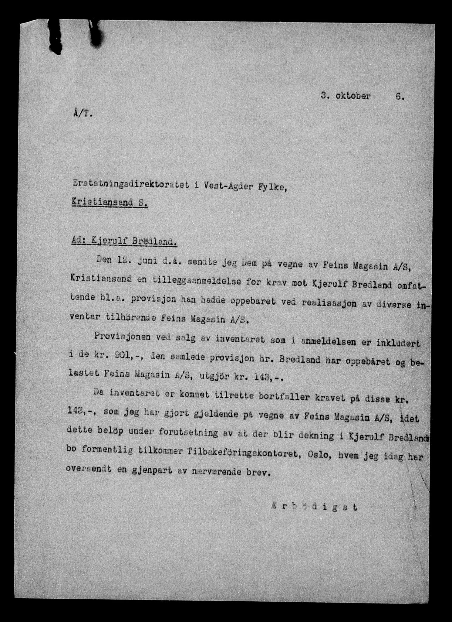 Justisdepartementet, Tilbakeføringskontoret for inndratte formuer, AV/RA-S-1564/H/Hc/Hcd/L0995: --, 1945-1947, p. 327