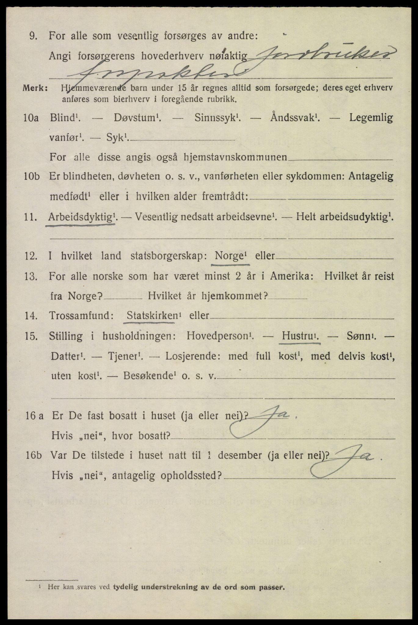 SAH, 1920 census for Åmot, 1920, p. 2046