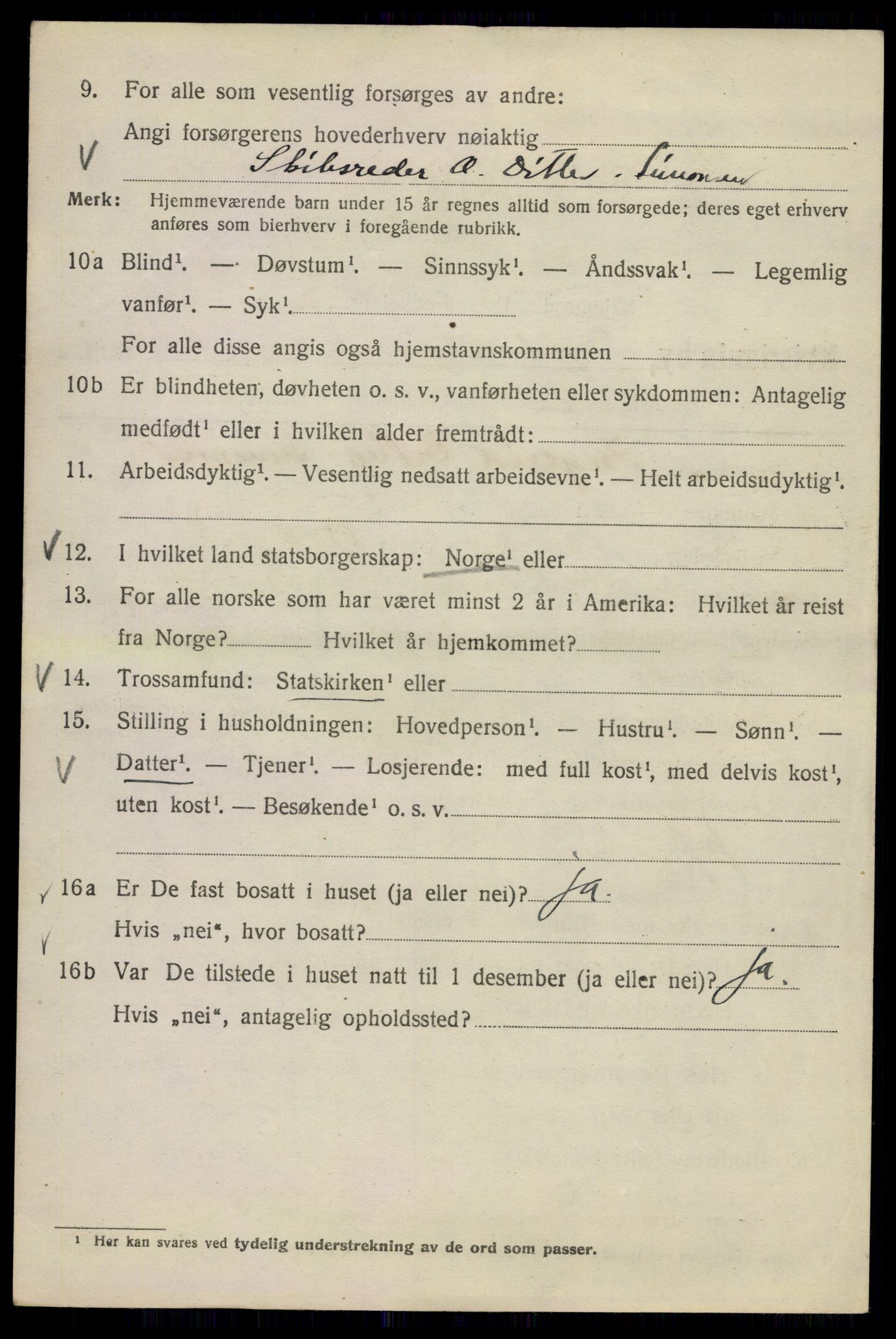 SAO, 1920 census for Kristiania, 1920, p. 262460