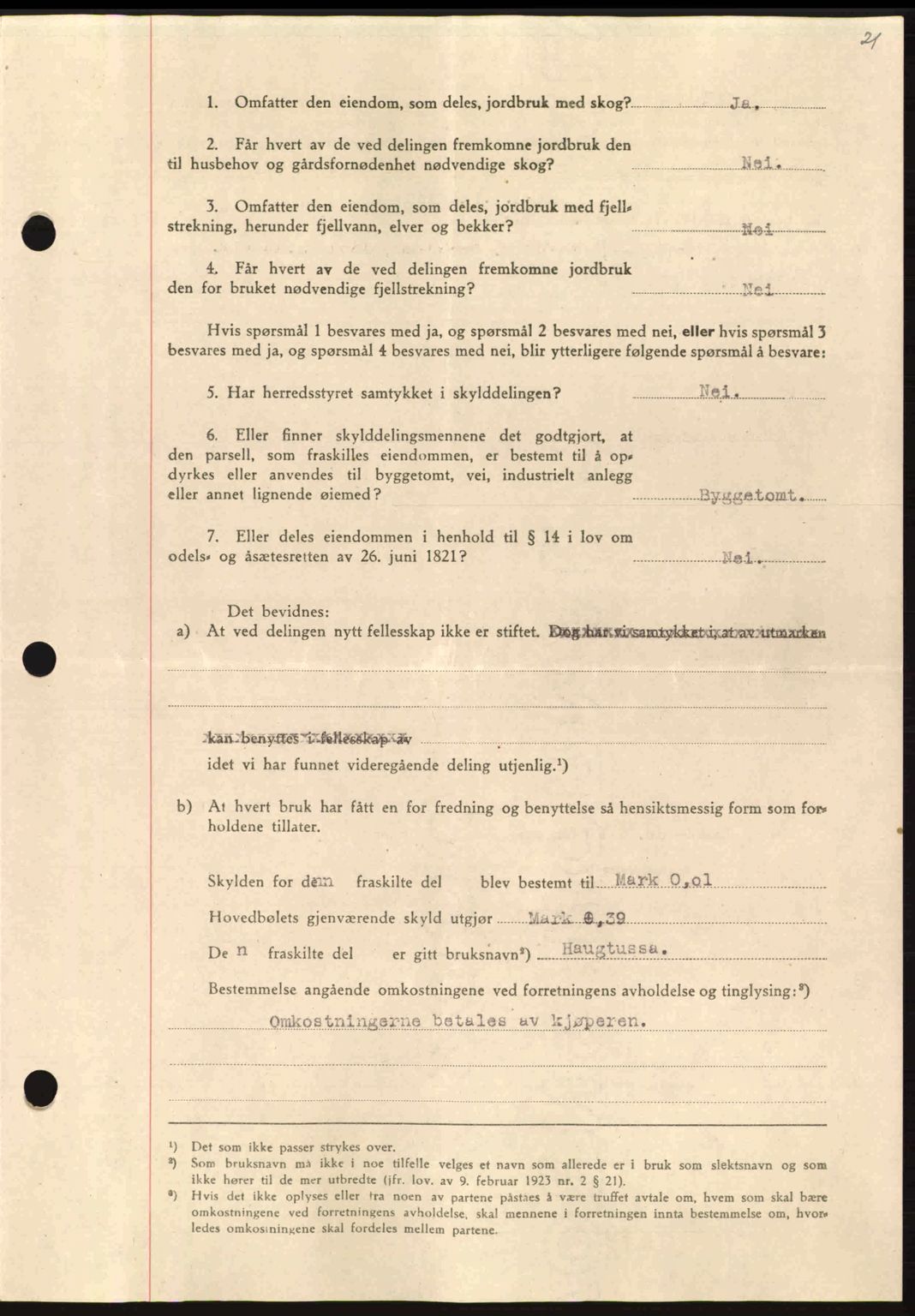 Nordmøre sorenskriveri, AV/SAT-A-4132/1/2/2Ca: Mortgage book no. A98, 1944-1944, Diary no: : 1214/1944