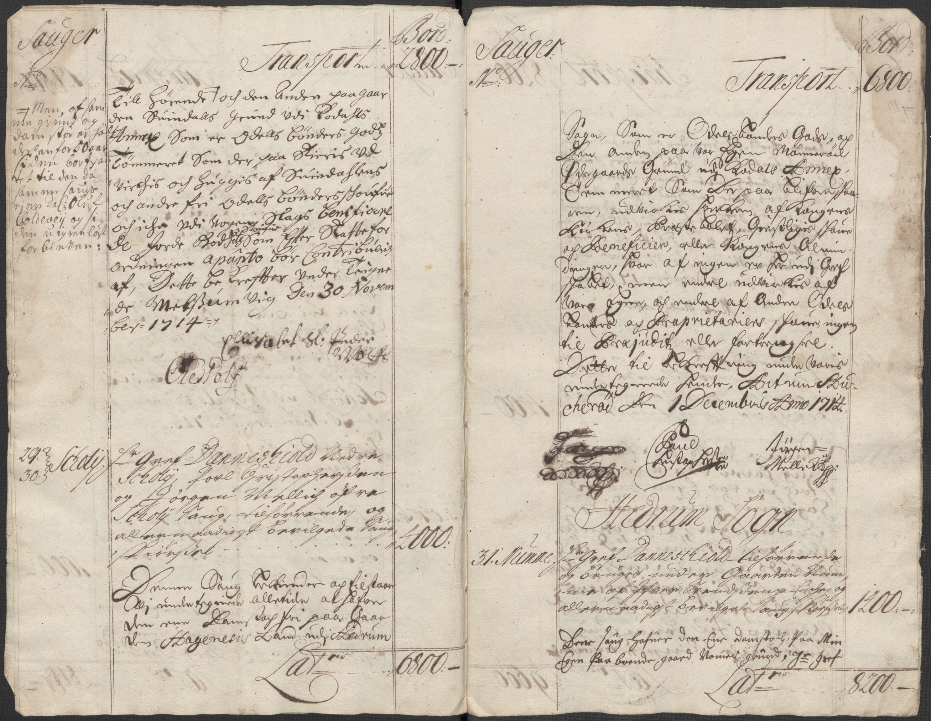 Rentekammeret inntil 1814, Reviderte regnskaper, Fogderegnskap, RA/EA-4092/R33/L1986: Fogderegnskap Larvik grevskap, 1714-1715, p. 155