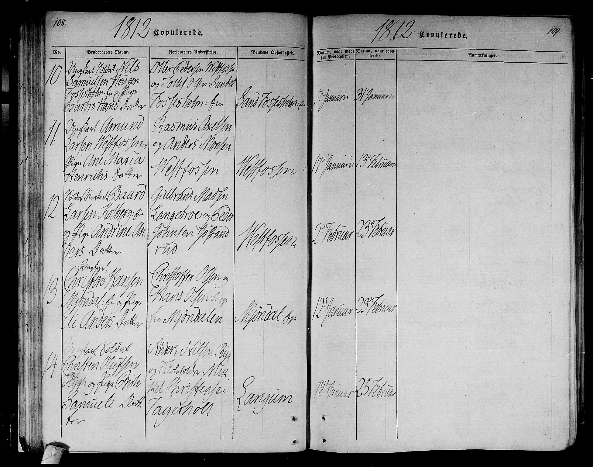 Eiker kirkebøker, AV/SAKO-A-4/F/Fa/L0010: Parish register (official) no. I 10, 1806-1815, p. 108-109