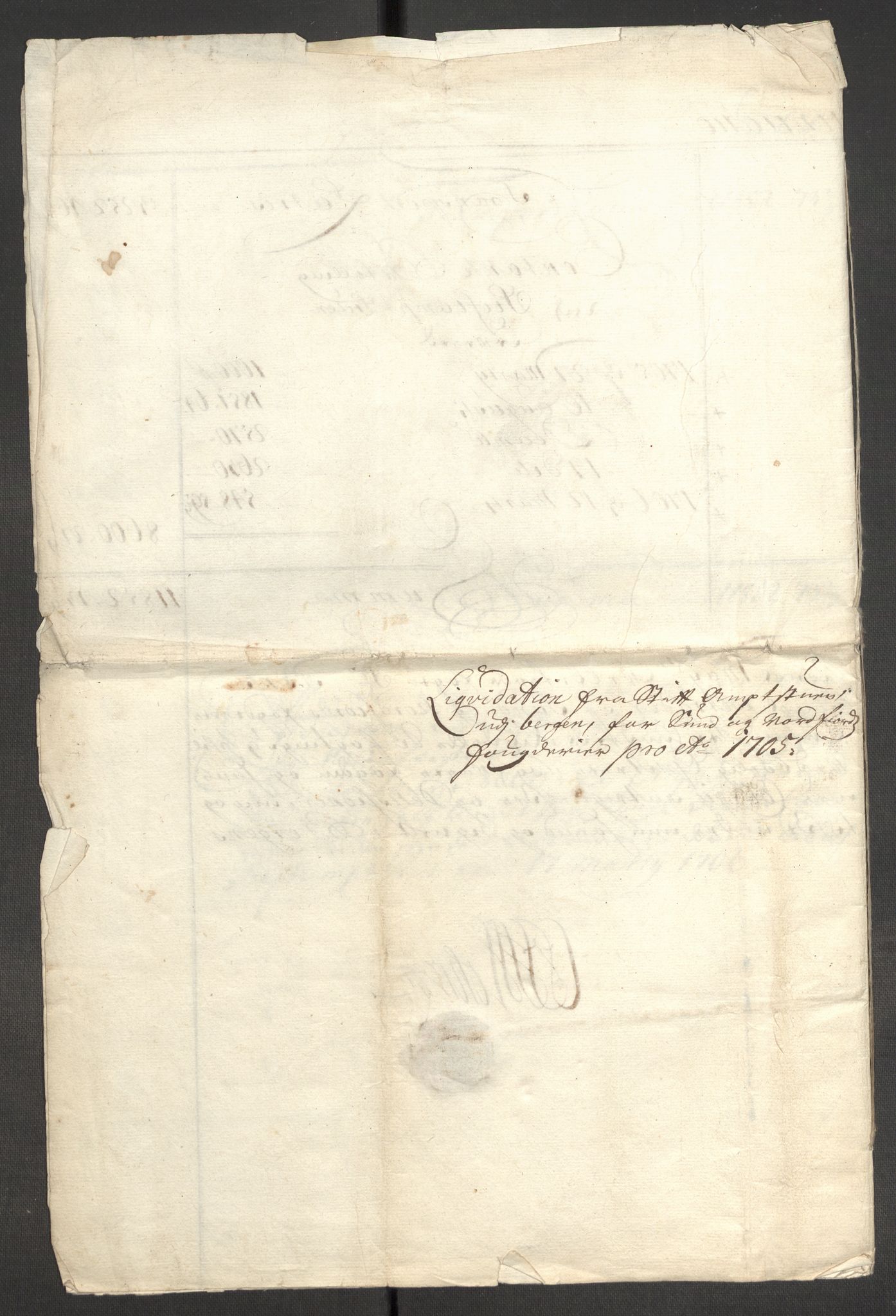 Rentekammeret inntil 1814, Reviderte regnskaper, Fogderegnskap, AV/RA-EA-4092/R53/L3429: Fogderegnskap Sunn- og Nordfjord, 1705, p. 22