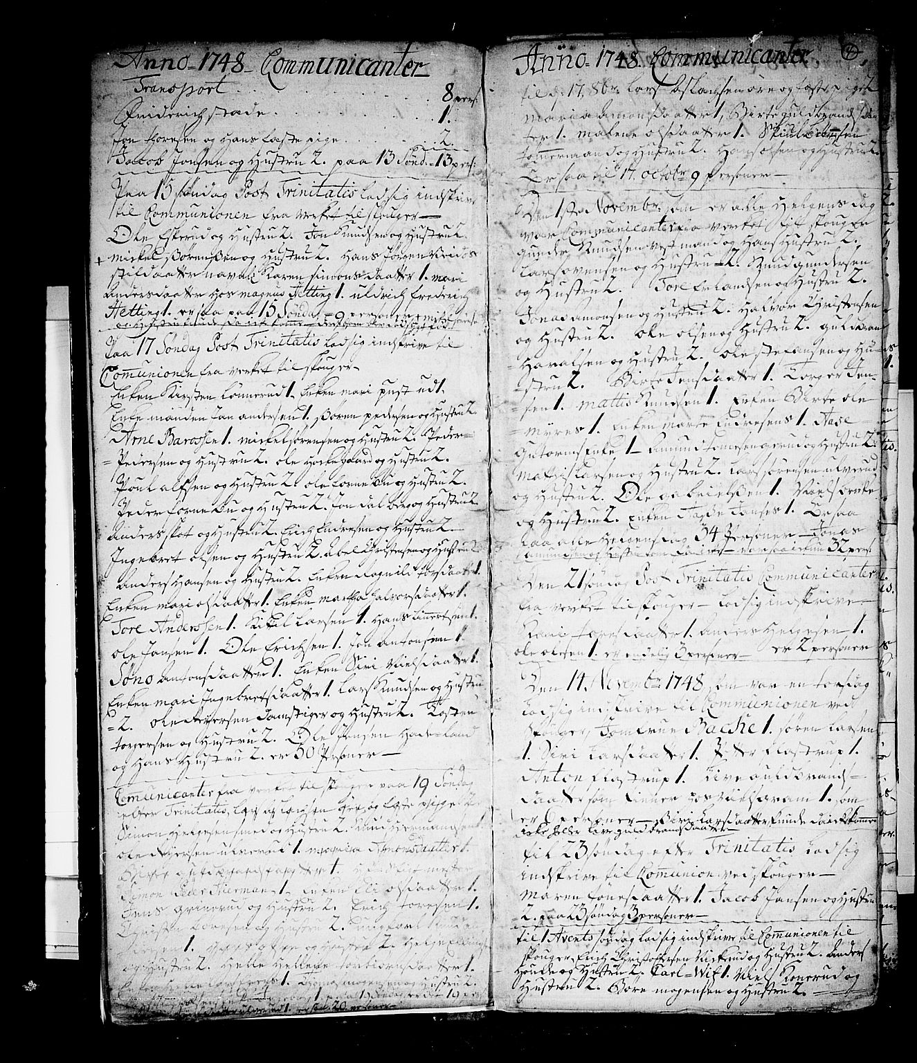 Skoger kirkebøker, AV/SAKO-A-59/G/Gb/L0001: Parish register (copy) no. II 1, 1748-1753, p. 4