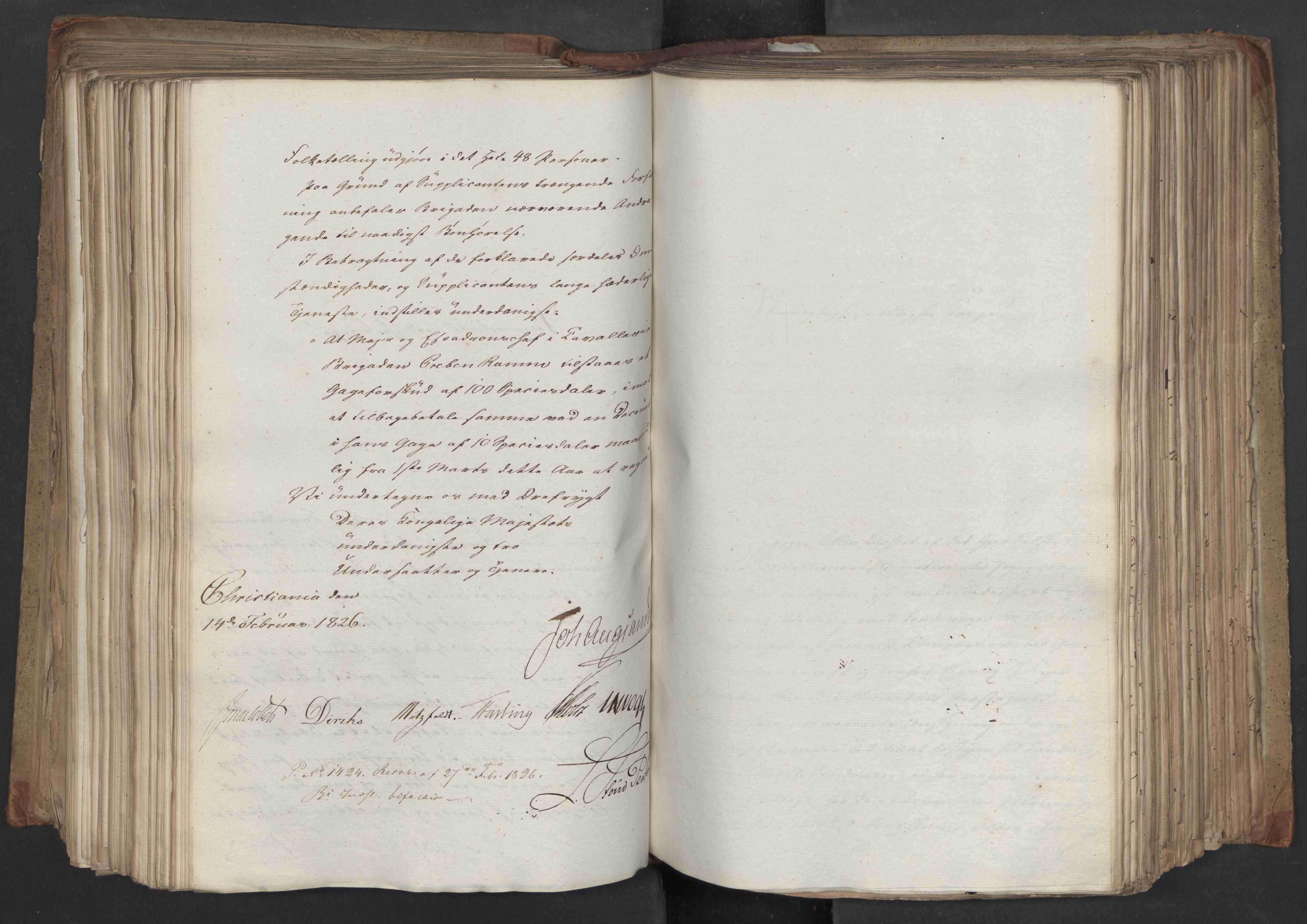 Statsrådsavdelingen i Stockholm, RA/S-1003/D/Da/L0045: Regjeringsinnstillinger nr. 3067-3307, 1826, p. 329