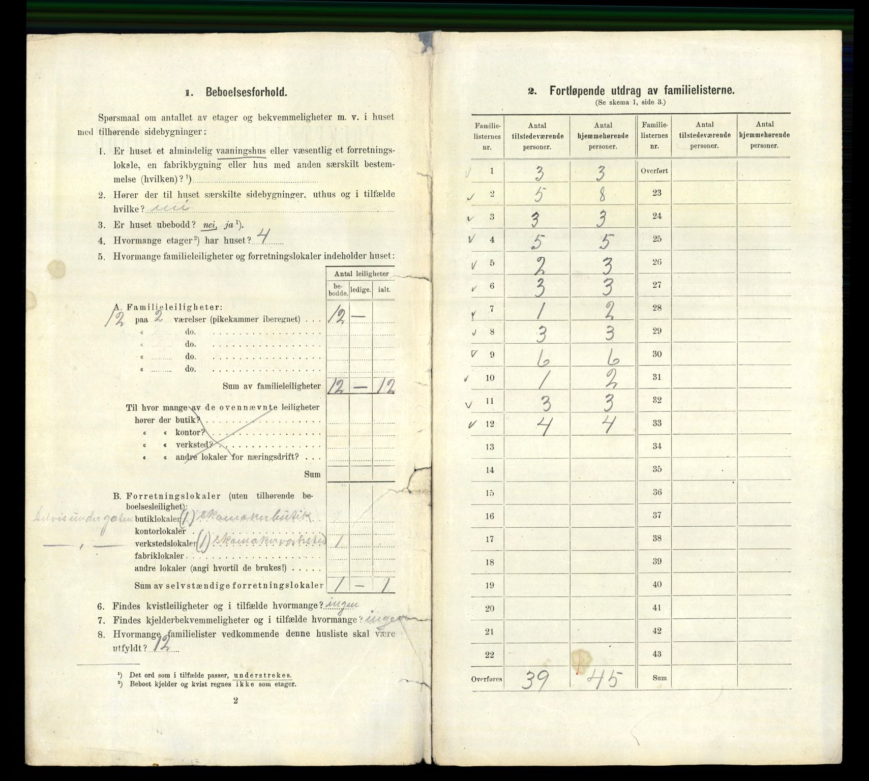 RA, 1910 census for Bergen, 1910, p. 39282