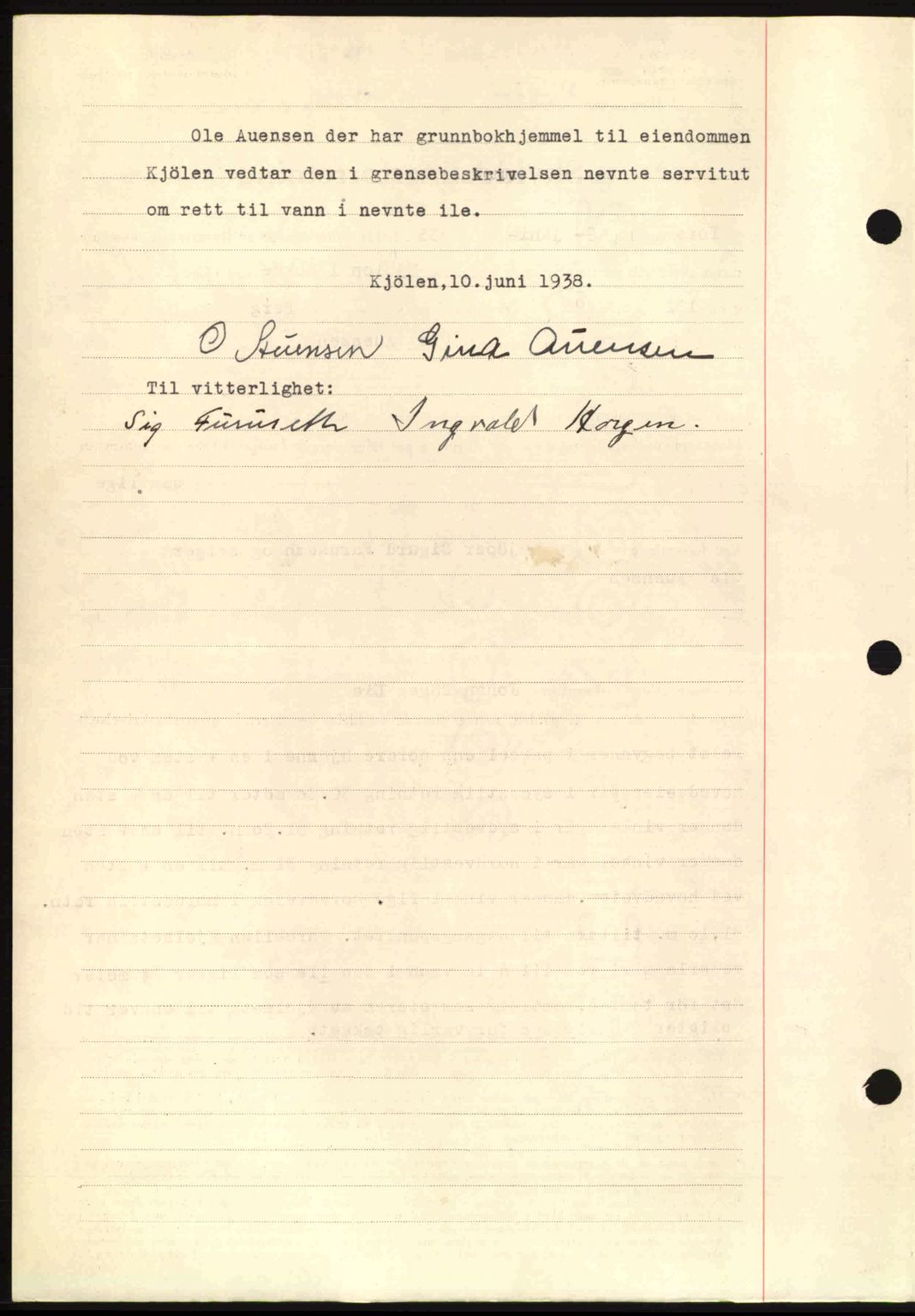 Idd og Marker sorenskriveri, AV/SAO-A-10283/G/Gb/Gbb/L0002: Mortgage book no. A2, 1937-1938, Diary no: : 662/1938