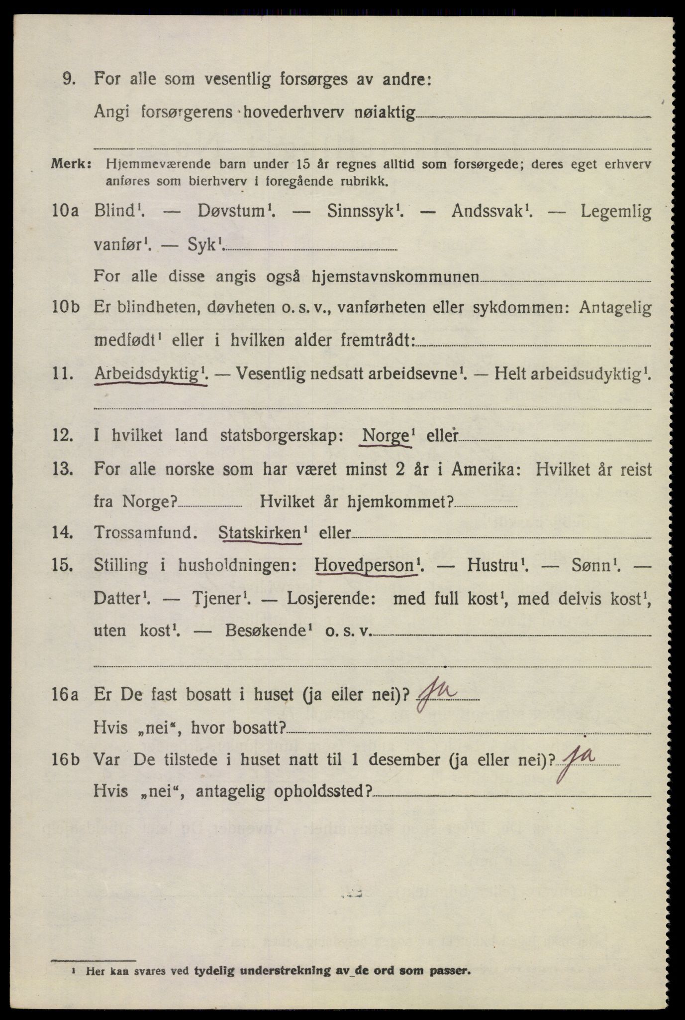 SAKO, 1920 census for Sandeherred, 1920, p. 22959