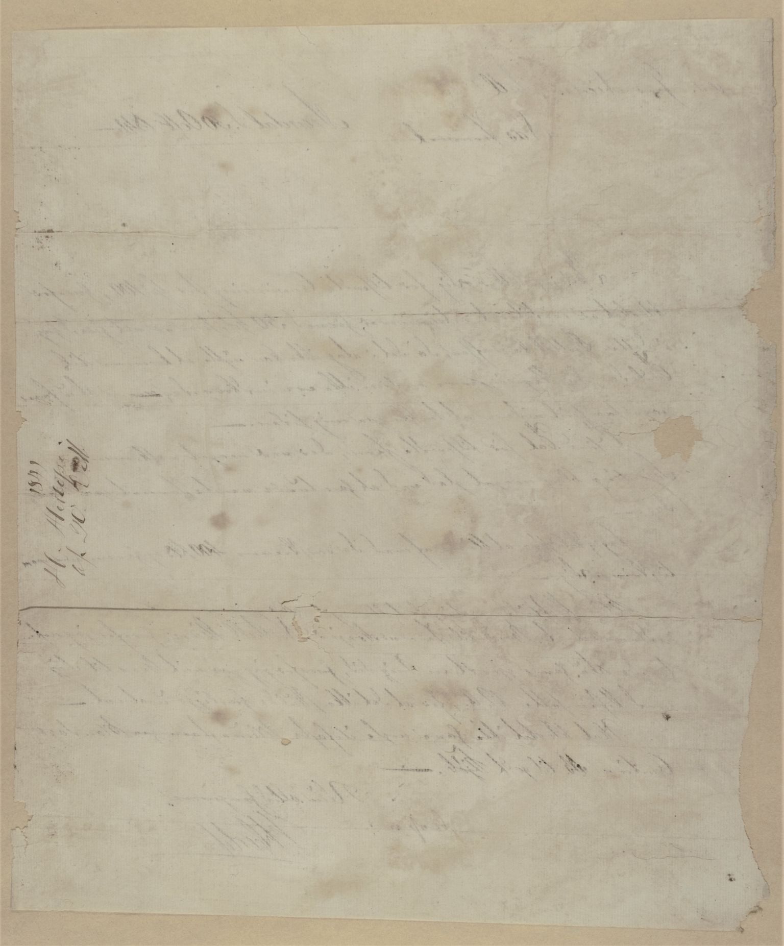 Familien Aalls privatarkiv , NESJ/NJM-005/E-00004/L0014: Inngående brev 1841, del 2, 1841