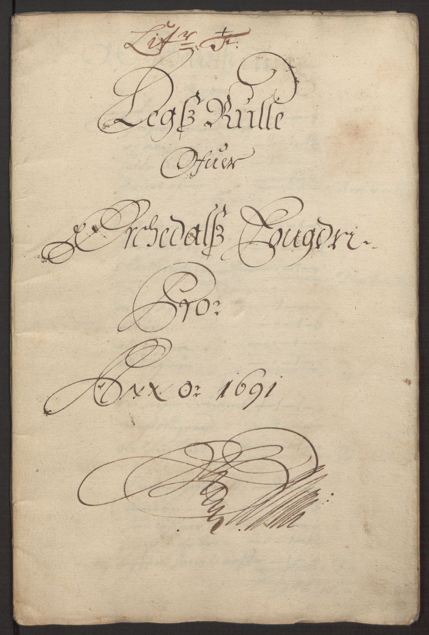 Rentekammeret inntil 1814, Reviderte regnskaper, Fogderegnskap, RA/EA-4092/R58/L3937: Fogderegnskap Orkdal, 1691-1692, p. 58