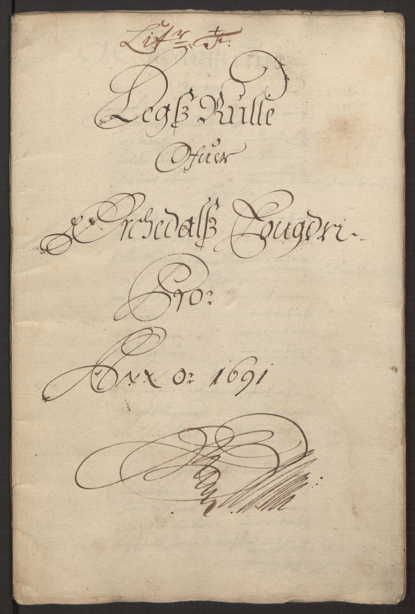 Rentekammeret inntil 1814, Reviderte regnskaper, Fogderegnskap, AV/RA-EA-4092/R58/L3937: Fogderegnskap Orkdal, 1691-1692, p. 58