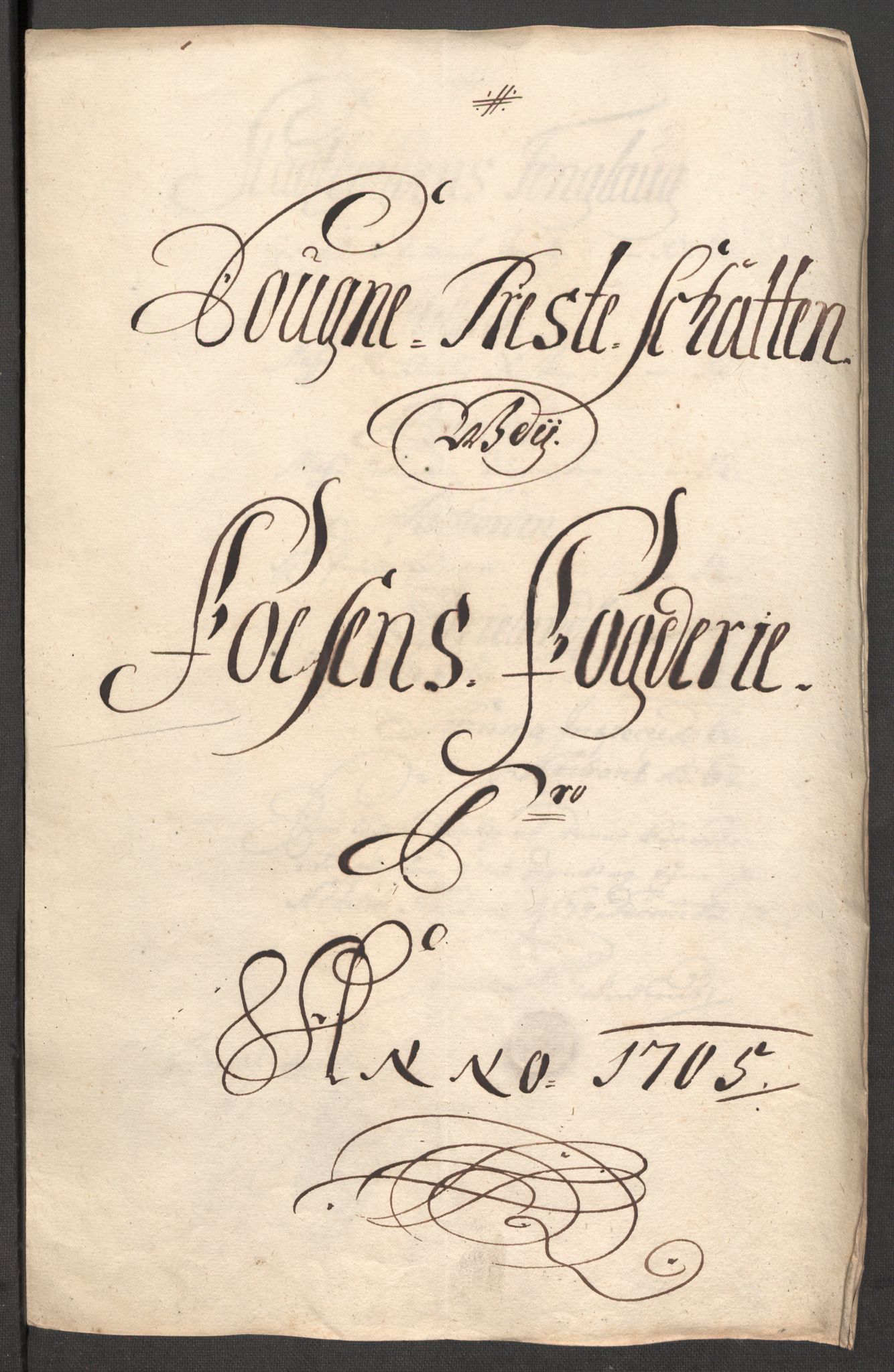 Rentekammeret inntil 1814, Reviderte regnskaper, Fogderegnskap, AV/RA-EA-4092/R57/L3856: Fogderegnskap Fosen, 1704-1705, p. 324